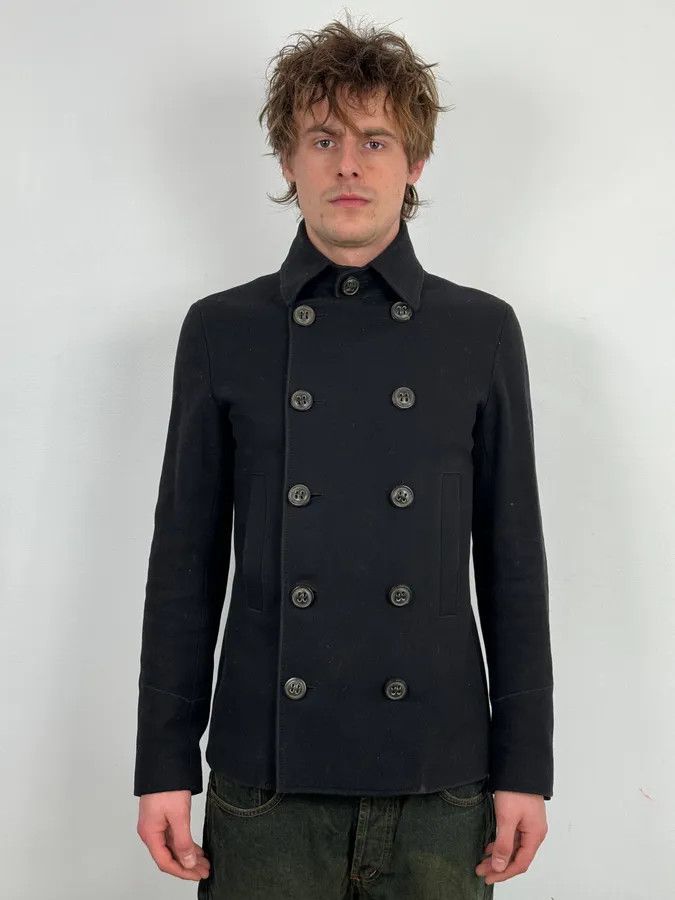 Dsquared2 AW2008 Dsquared2 Black Caban Wool Jacket Size US S / EU 44-46 / 1 - 2 Thumbnail