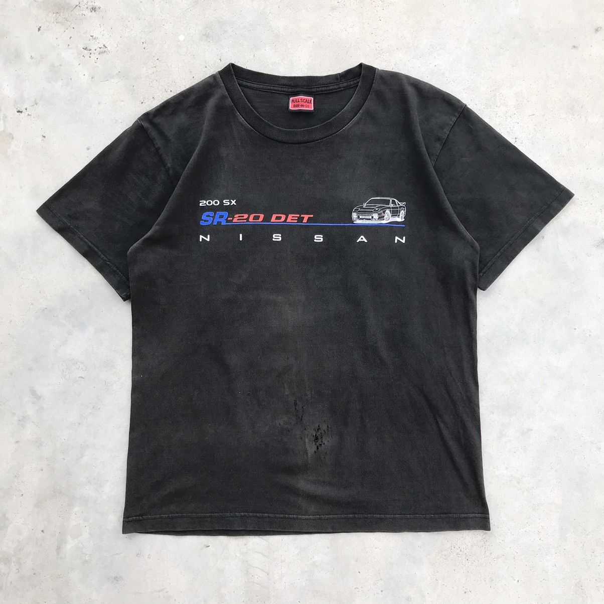 Japanese Brand 2000's Full Scale JDM - Nissan 200 SX Distressed T-Shirt Size US M / EU 48-50 / 2 - 2 Thumbnail