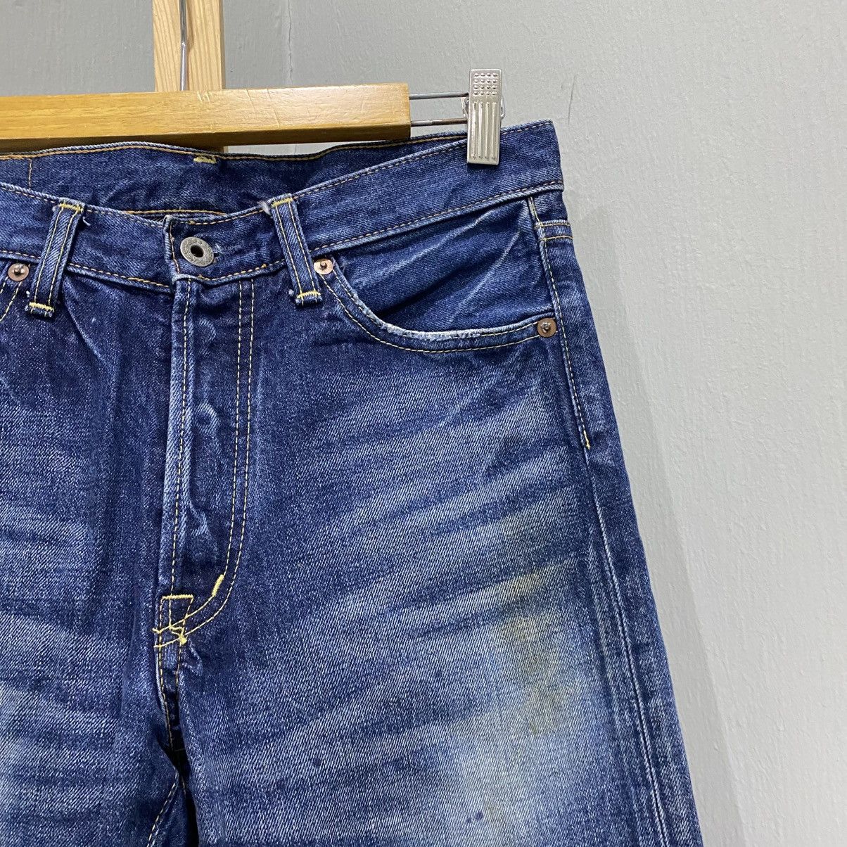 Journal Standard Vintage Journal Standard Japan Distressed Indigo Jeans Size US 30 / EU 46 - 6 Thumbnail