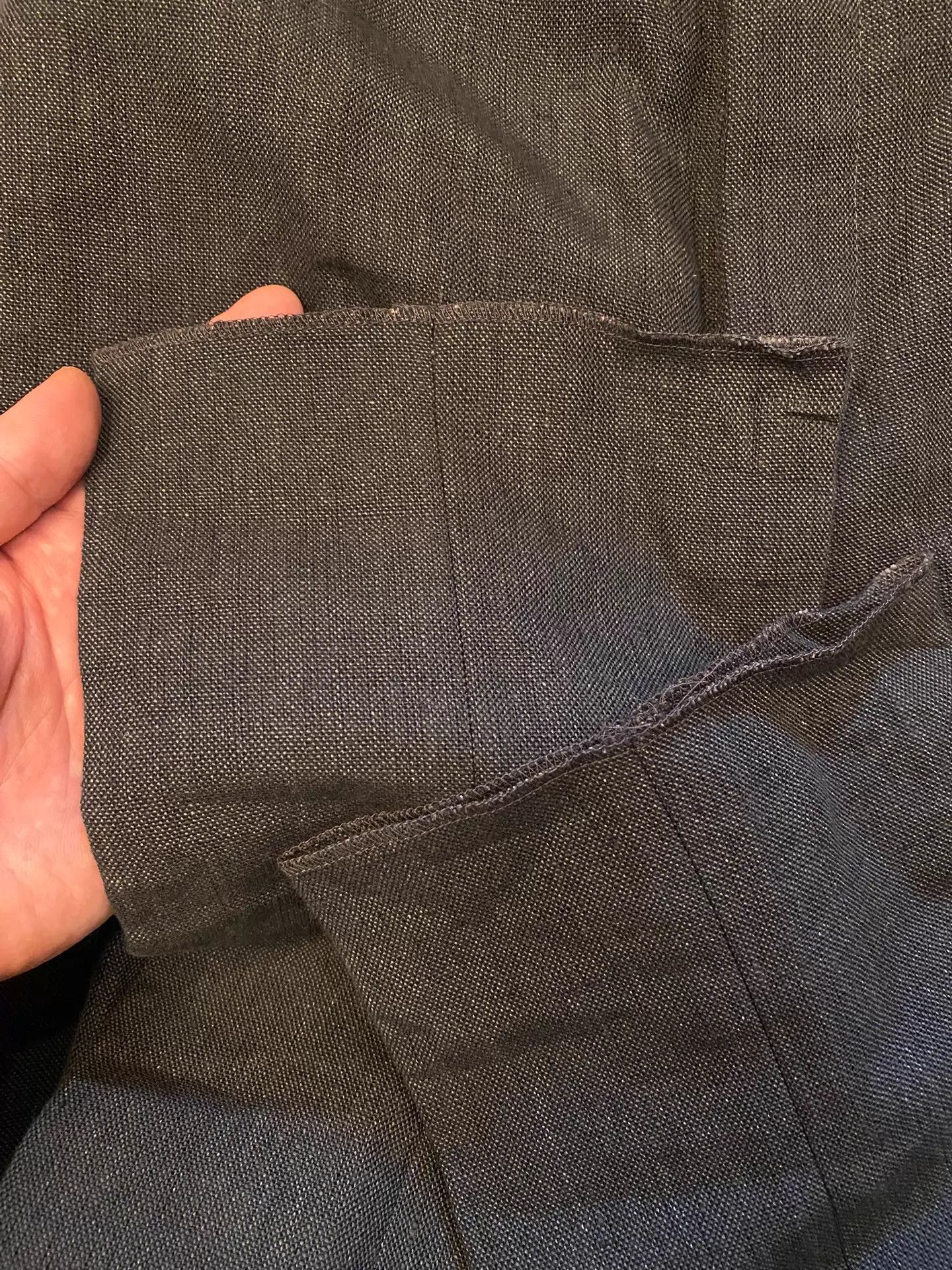 Burberry Burberry Prorsum Heavy Linen Dark Gray Pants Sz 46 Size US 30 / EU 46 - 9 Thumbnail