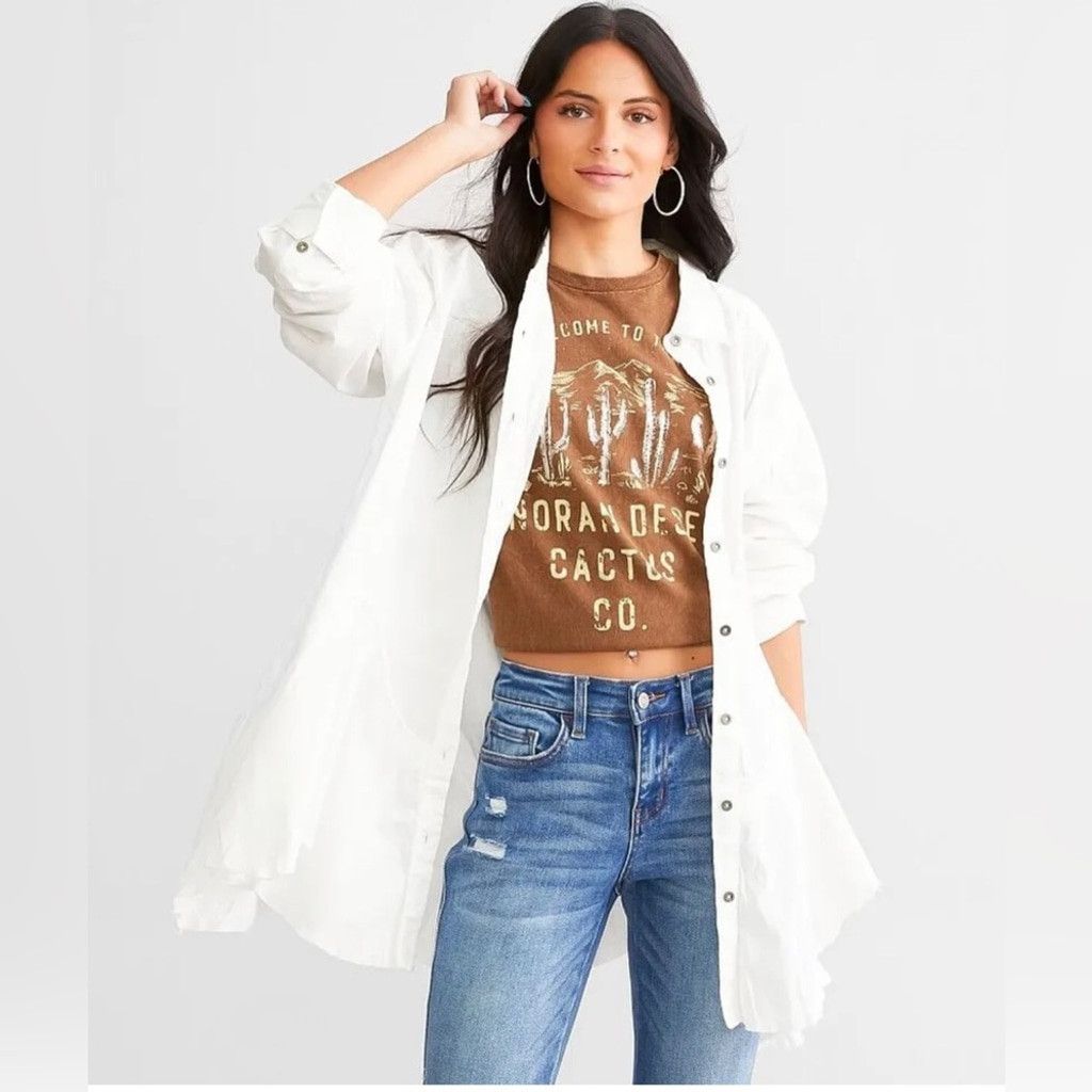 Free People Free People Freya Poplin Tunic Size S Size S / US 4 / IT 40 - 5 Thumbnail