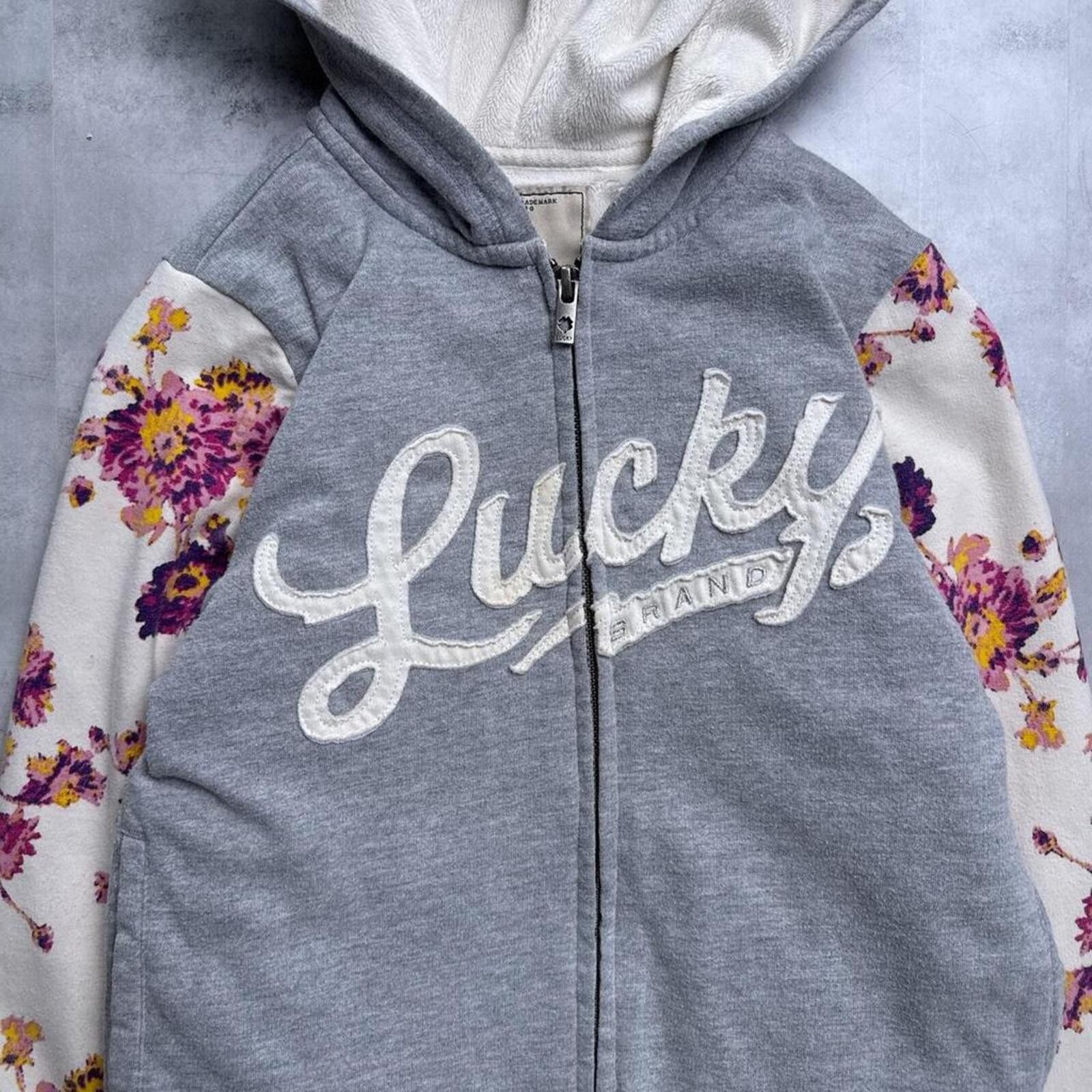 Lucky Brand Y2K Lucky Brand 00s gray zip up jacket Size M / US 6-8 / IT 42-44 - 2 Thumbnail