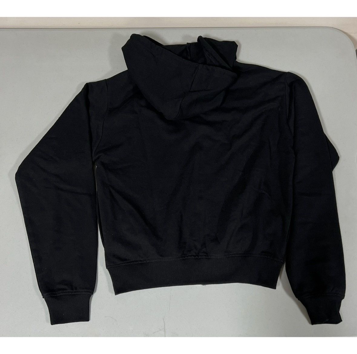 Pacsun Black ‘True Love’ Floral Rose Zipper Sweatshirt Hoodie XS 🌹✨ Size XS / US 0-2 / IT 36-38 - 4 Thumbnail
