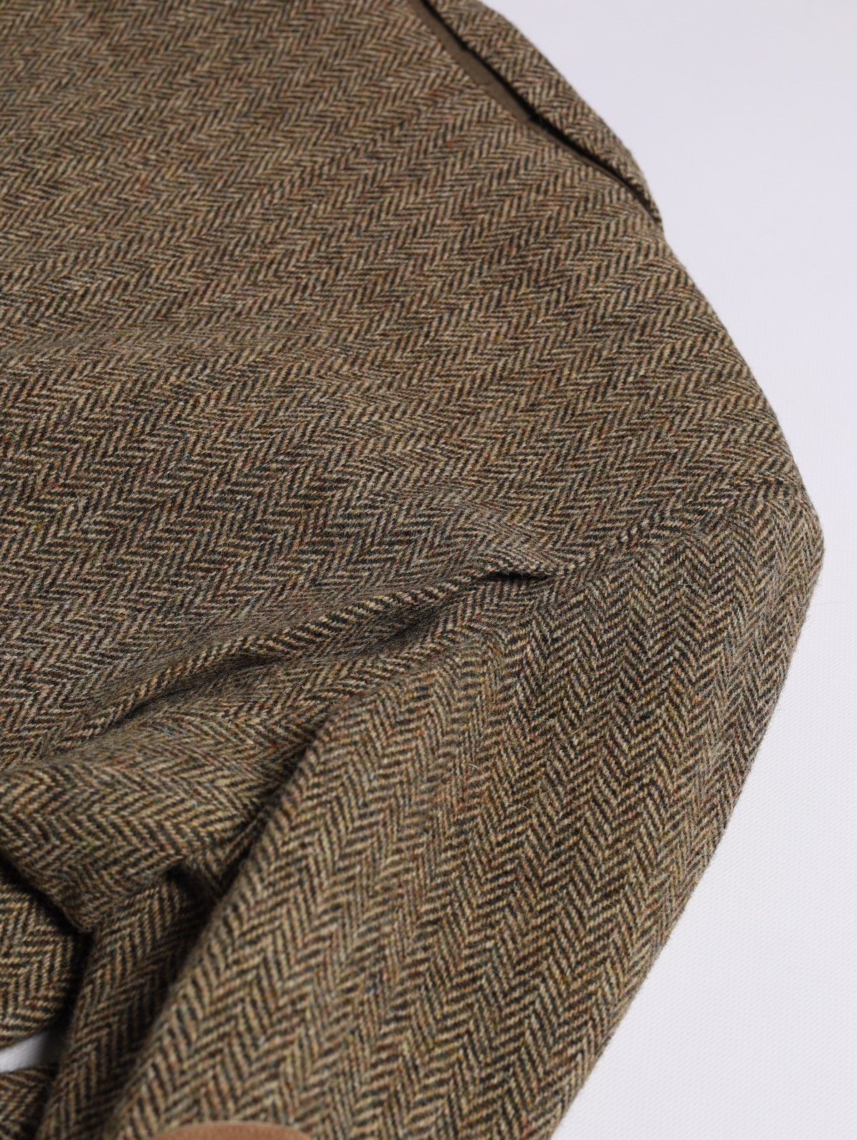 Harris Tweed Harris Tweed Orvis USA Wool Blazer Jacket Herringbone Huntin Size 46L - 15 Thumbnail