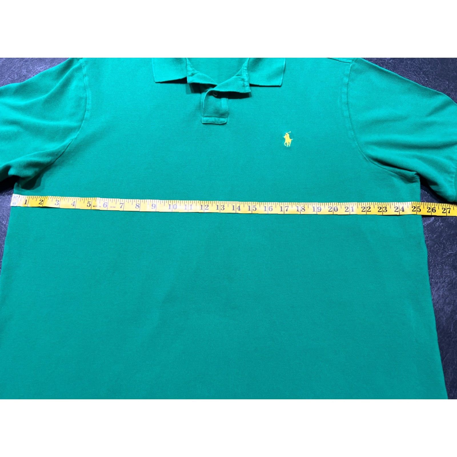 Ralph Lauren Polo Ralph Lauren Polo Shirt Men 2XL Green Slim Fit Short Sleeve Casual Workwear Travel Knit 100% Cotton Slimming - Regular Size Type 2XL Mens Size US XXL / EU 58 / 5 - 7 Thumbnail