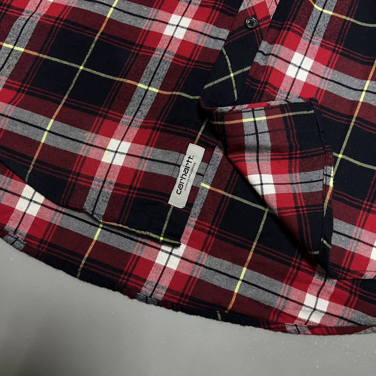 Carhartt × Carhartt Wip × Travis Scott Carhartt WIP Phil Shirt Long Sleeve Check y2k Size US M / EU 48-50 / 2 - 8 Thumbnail