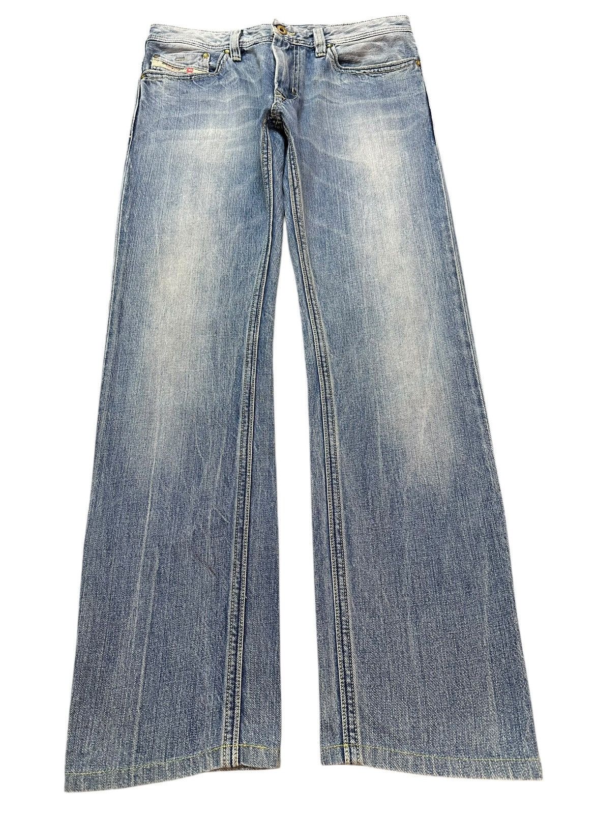 Diesel Vintage Diesel Industry Blue Faded Wash Style Jeans Size US 31 - 1 Thumbnail