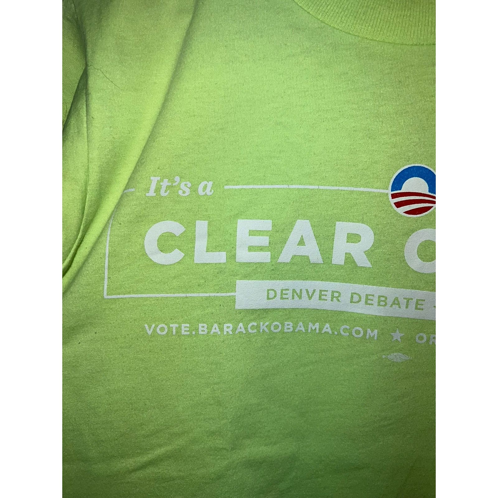 Vintage Vintage Barack Obama Shirt Vote America Democracy Tee Small Size US S / EU 44-46 / 1 - 2 Thumbnail