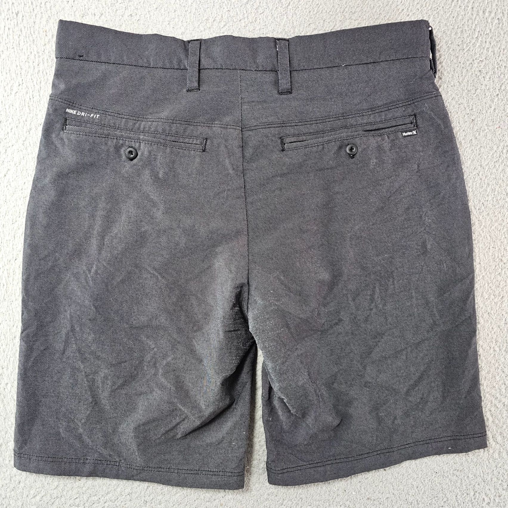 Hurley Hurley Mens Shorts 29 Grey DriFit Hybrid Chinos Outdoor Skate Golf 8" inseam Casual Mens Size US 29 - 3 Thumbnail