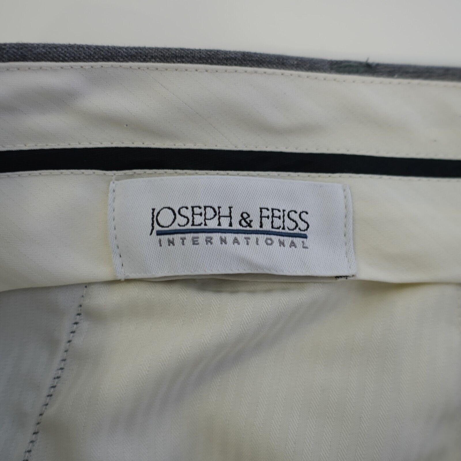 Joseph & Feiss Joseph & Feiss International Twill Wool Blend Gray 38/34 Dre Size 38L - 8 Thumbnail