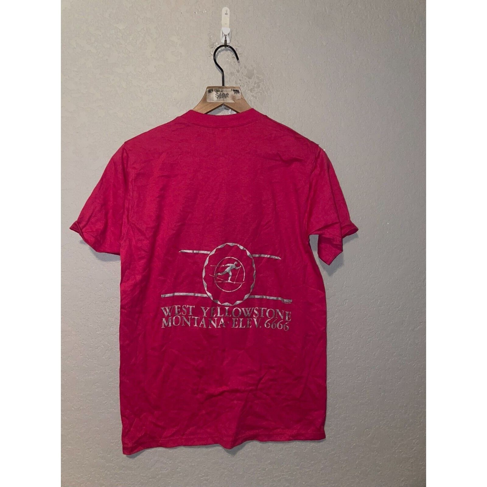 Jerzees Vintage Kellogg Idaho Shirt Silver Silver Tee 1990s 90s M Size US M / EU 48-50 / 2 - 9 Thumbnail