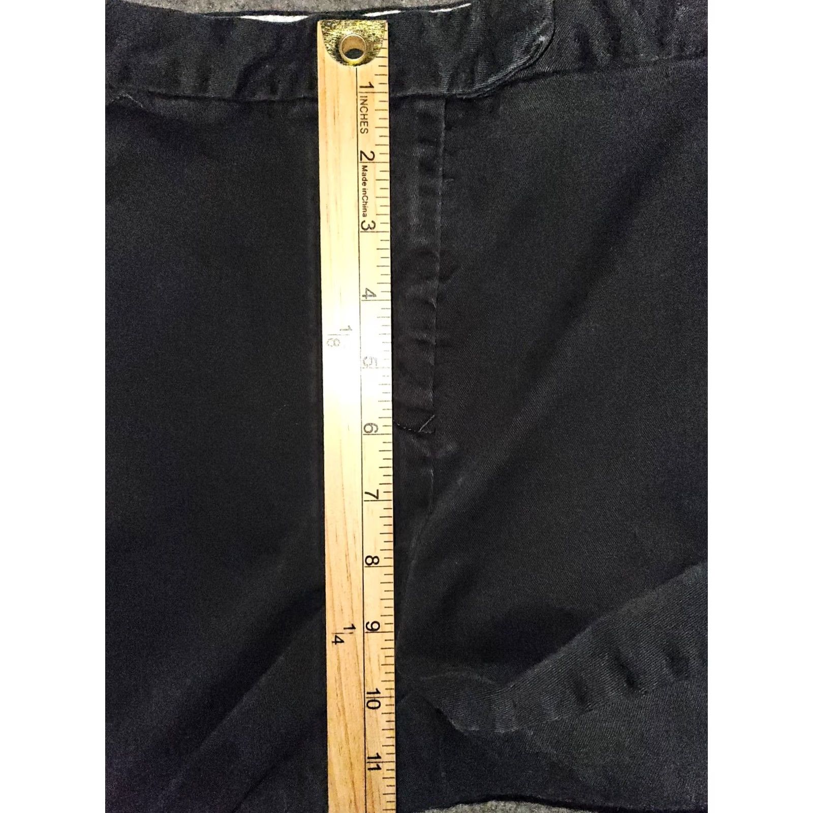 Tommy Hilfiger VINTAGE Tommy Hilfiger Chino Capris Shirt Womens 14 Navy Blue Mid Rise Y2K Workwear Size ONE SIZE - 4 Thumbnail
