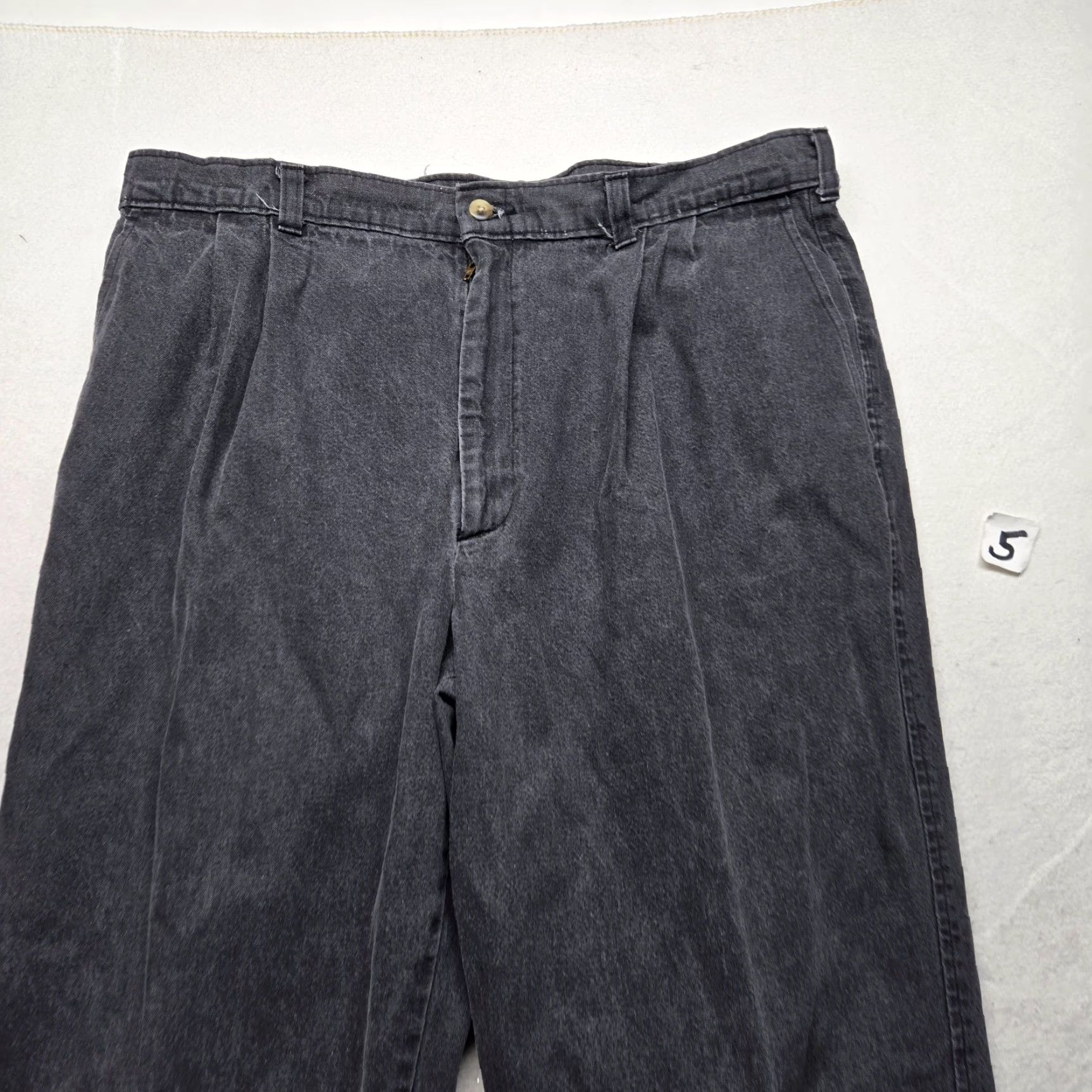 Farah Farah Pants Gray Jeans Pants Denim Straight Leg Pockets Adult Men's Size 38 x 32 90s City Preppy, Dress Pants, 38, Gray, Farah, Pants, Mens Size US 38 / EU 54 - 2 Thumbnail