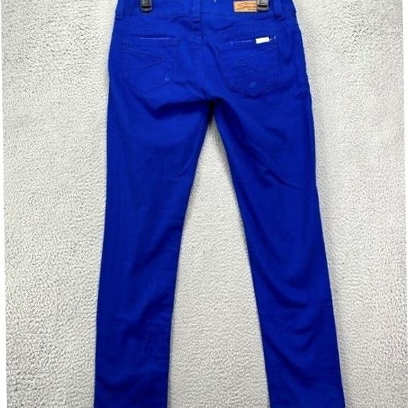 Vintage Seven7 Jeans Womens Blue Skinny Stretch Denim Pants 29 Casual Ladies 5 Pockets Size 29" - 2 Thumbnail