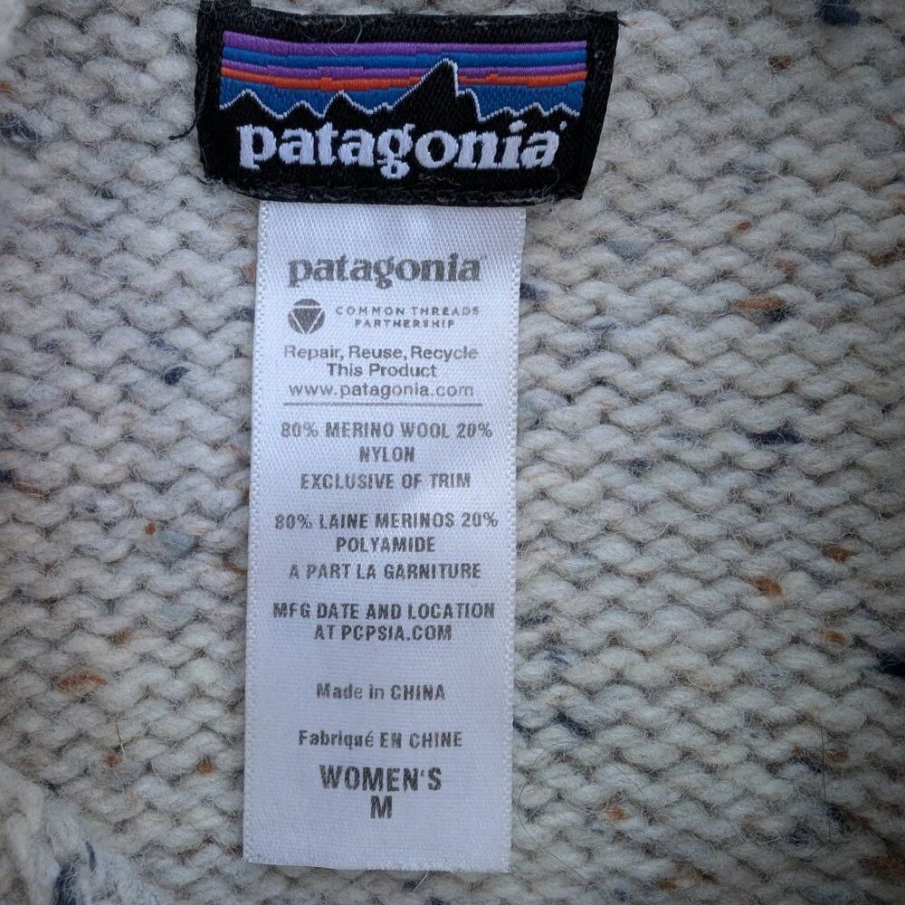 Patagonia Patagonia Ranchito Pullover Hoodie Women's M White Tight-Kn Size M / US 6-8 / IT 42-44 - 2 Thumbnail