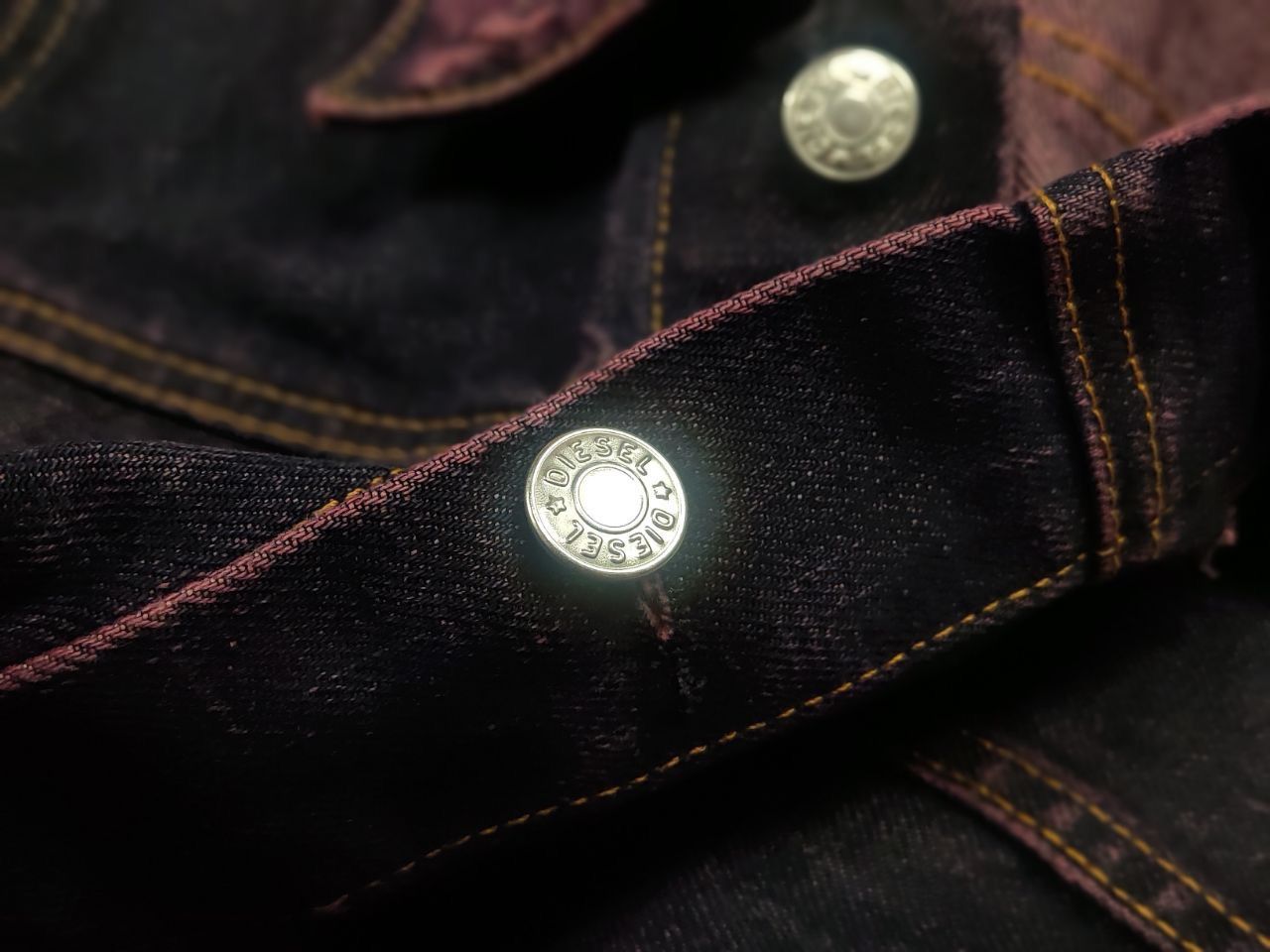 Vintage Diesel Track Dyed Jacket if six was nine Y2K Style