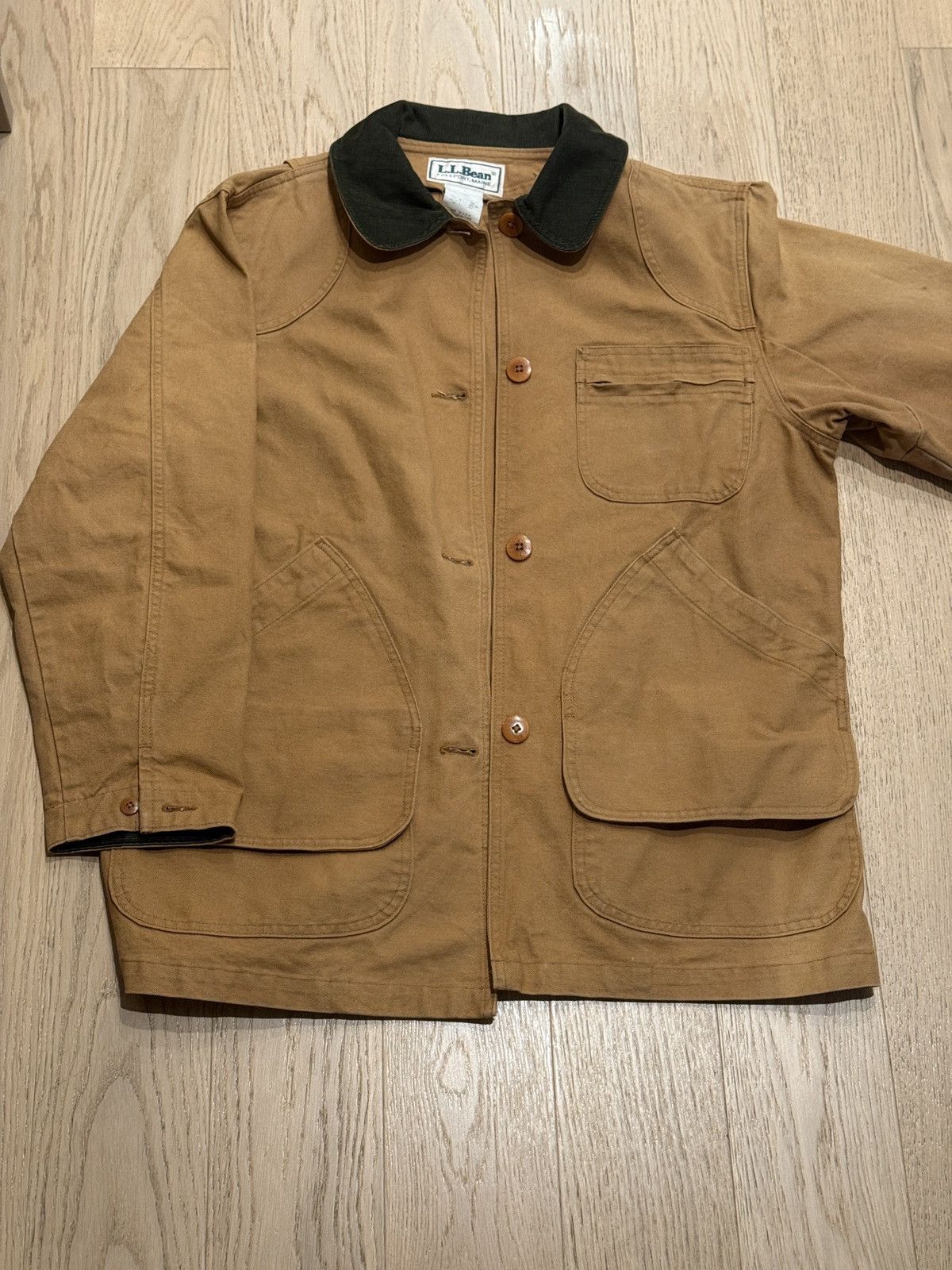 L.L. Bean 1980s LL Bean Hunting Jacket /Chore Coat (Amazing Condition) Size US M / EU 48-50 / 2 - 2 Thumbnail