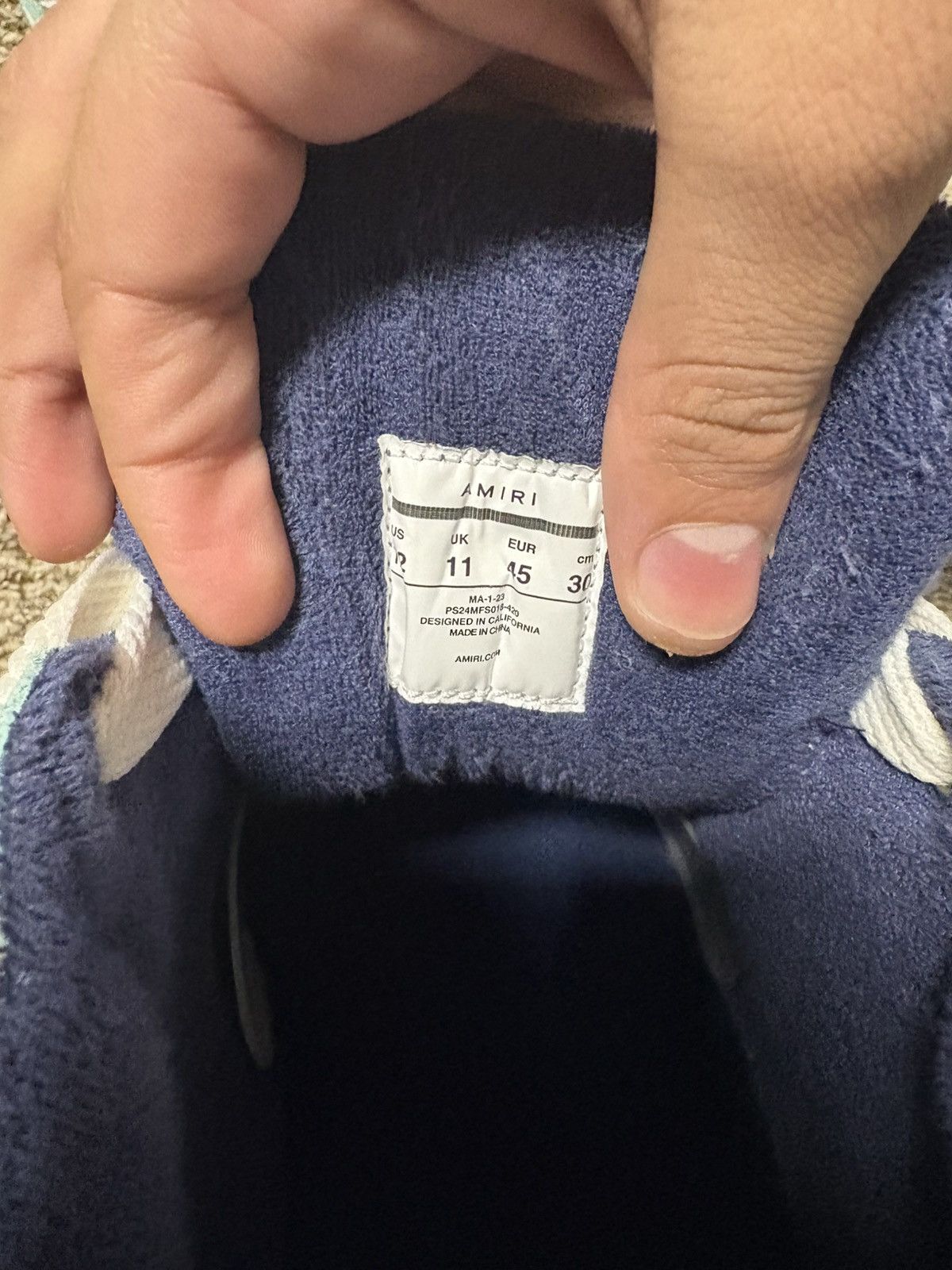 Amiri Amiri Shoes Size US 12 / EU 45 - 7 Thumbnail
