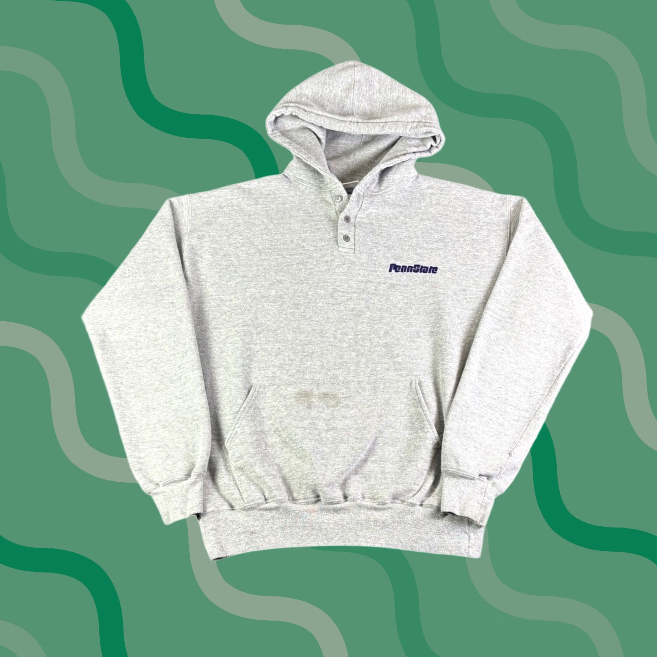 Russell Athletic VINTAGE Russell Athletic Penn State Nittany Lions Gray Hoodie Sweatshirt XL 90s USA Mens Size US XL / EU 56 / 4 - 1 Thumbnail