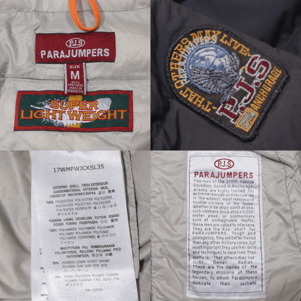 Parajumpers Super Lightweight Down Distressed Puffer Jacket Size M / US 6-8 / IT 42-44 - 11 Thumbnail