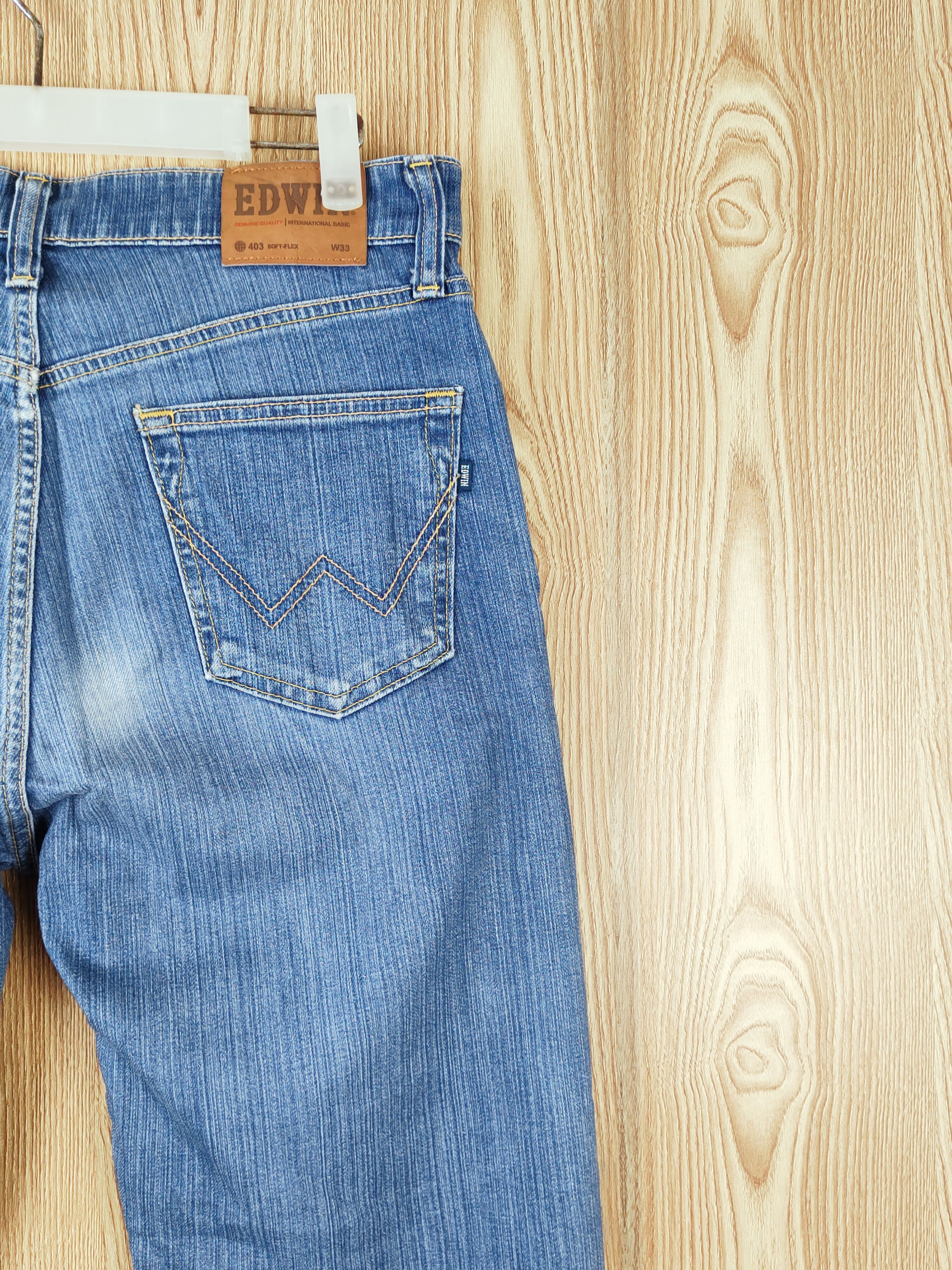Edwin Edwin vintage Blue Distressed Ripped denim Jeans #W944 Size US 33 - 11 Thumbnail