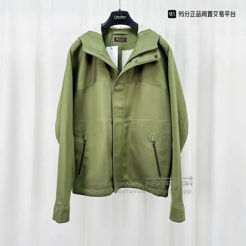Loro Piana Loro Piana Unisex Zip Hooded Solid Coat. Size US XS / EU 42 / 0 - 2 Thumbnail