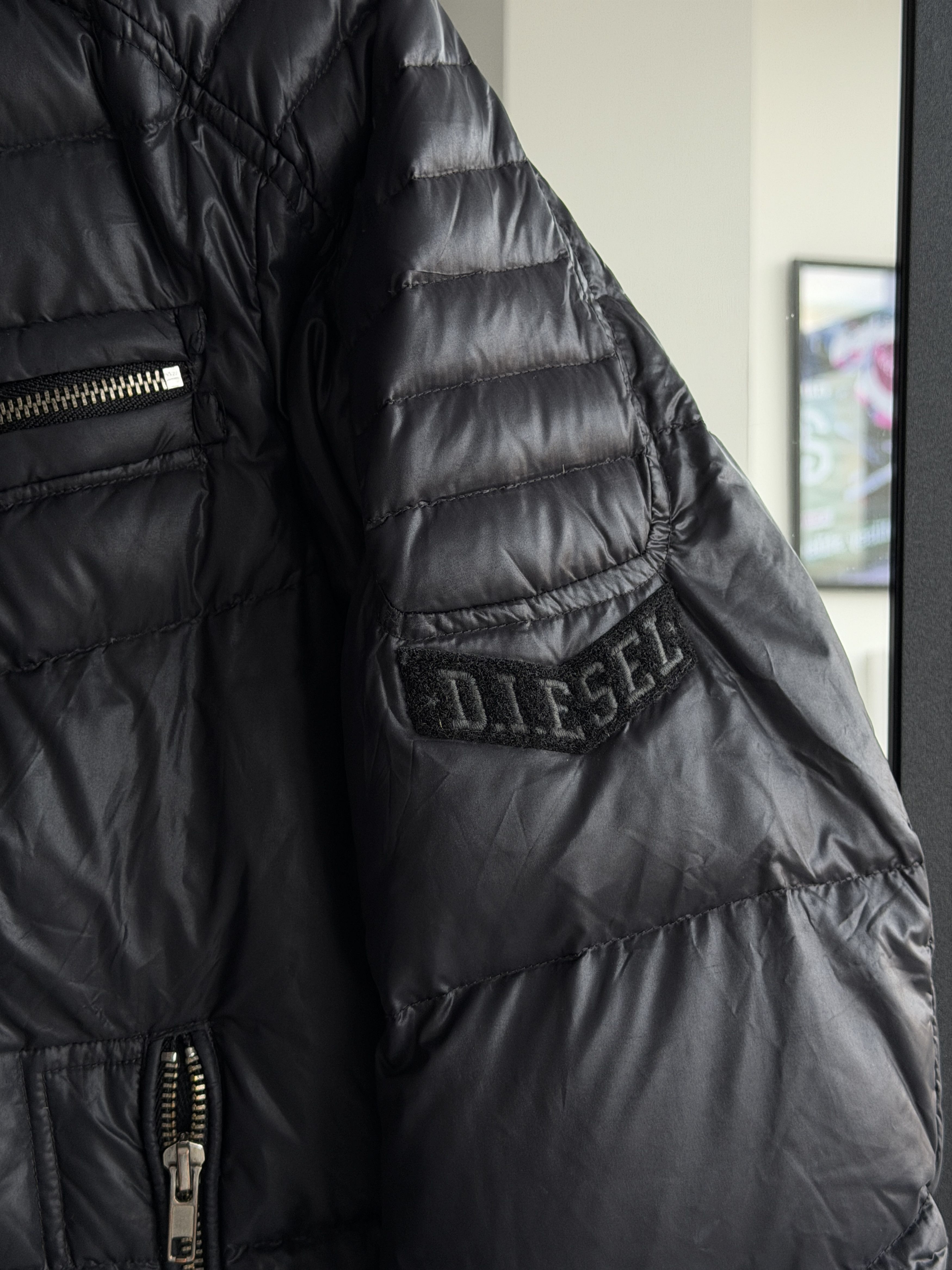 Diesel diesel vintage down jacket size M y2k black Size US M / EU 48-50 / 2 - 3 Thumbnail