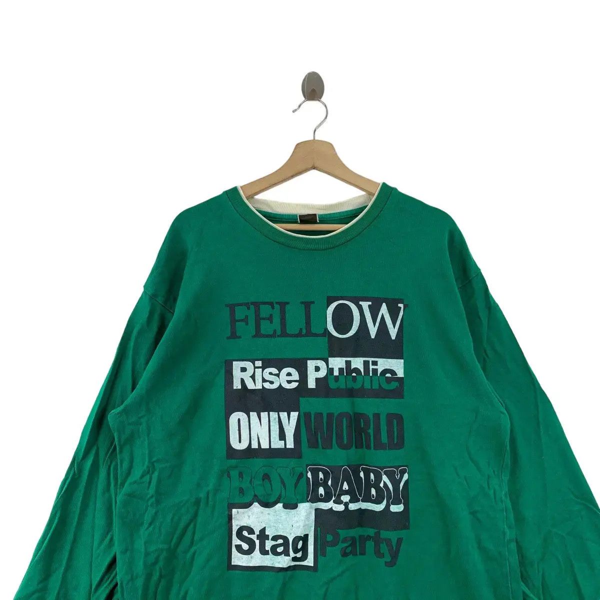 Vintage Vintage PORTARTHUR RISE PUBLIC Rebel Tee Shirt Long Sleeve Size 4XL / US 24-26 - 2 Thumbnail