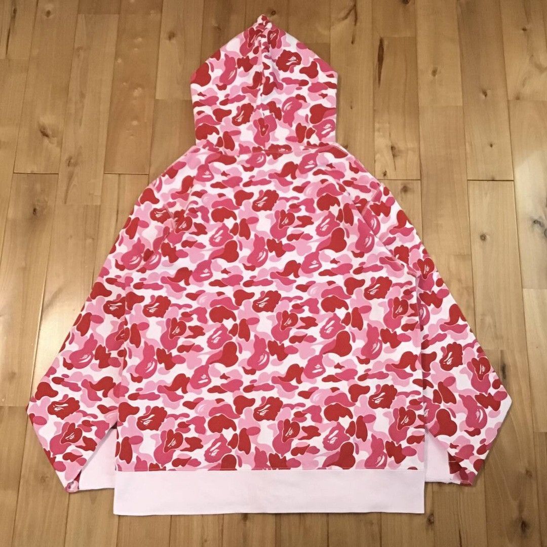 Bape BAPE logo ABC camo pink full zip hoodie a bathing ape Size US L / EU 52-54 / 3 - 3 Thumbnail
