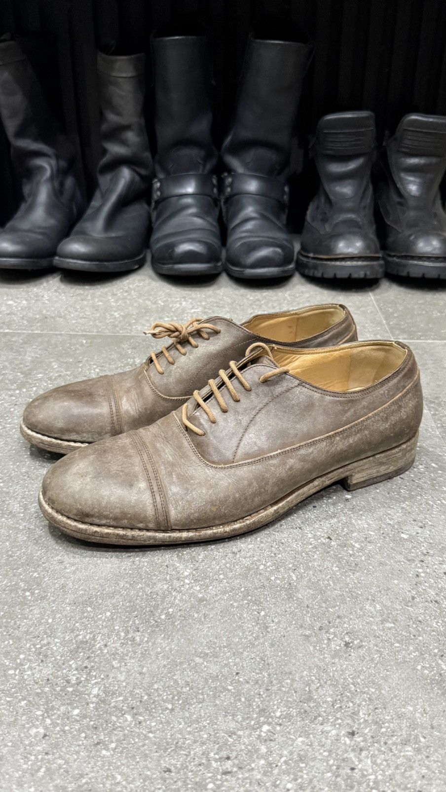 Leather × Maison Margiela maison margiela mold effect leather oxford Size US 8.5 / EU 41-42 - 10 Thumbnail