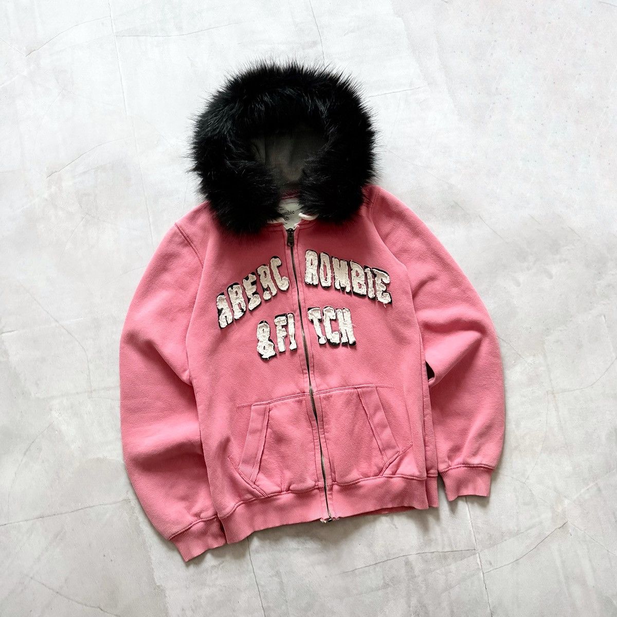 If Six Was Nine Abercrombie LGB If Six Was Nine Style Faux Fur Zip Jacket Size L / US 10 / IT 46 - 1 Thumbnail