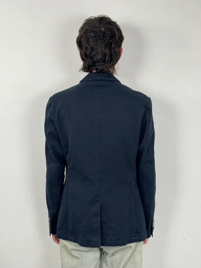 Gucci 2000s Gucci Navy Classy Blazer Jacket Size 42R - 3 Thumbnail