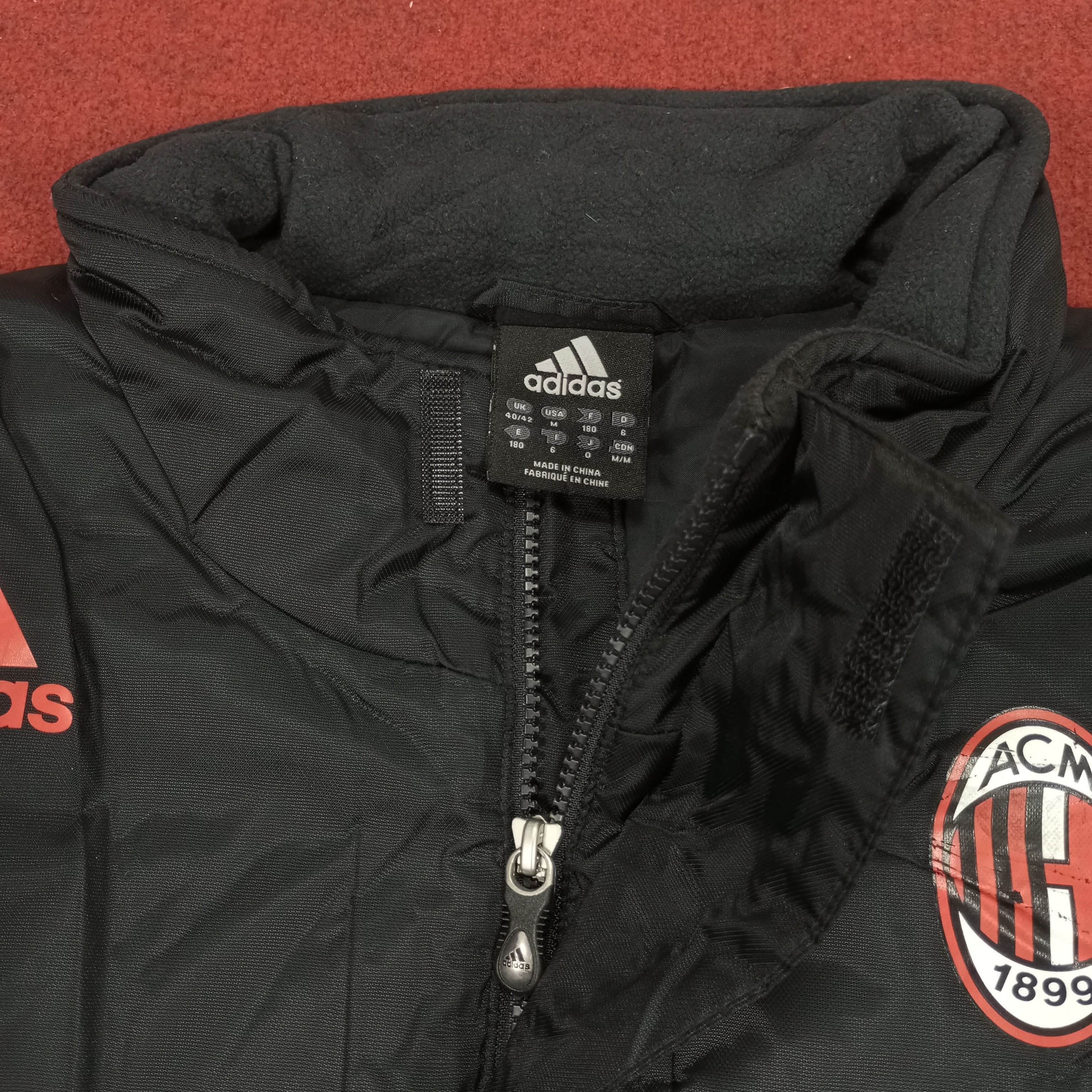 Adidas × Vintage Adidas AC Milan Soccer Football Club Jacket Coach Style Size US XL / EU 56 / 4 - 5 Thumbnail