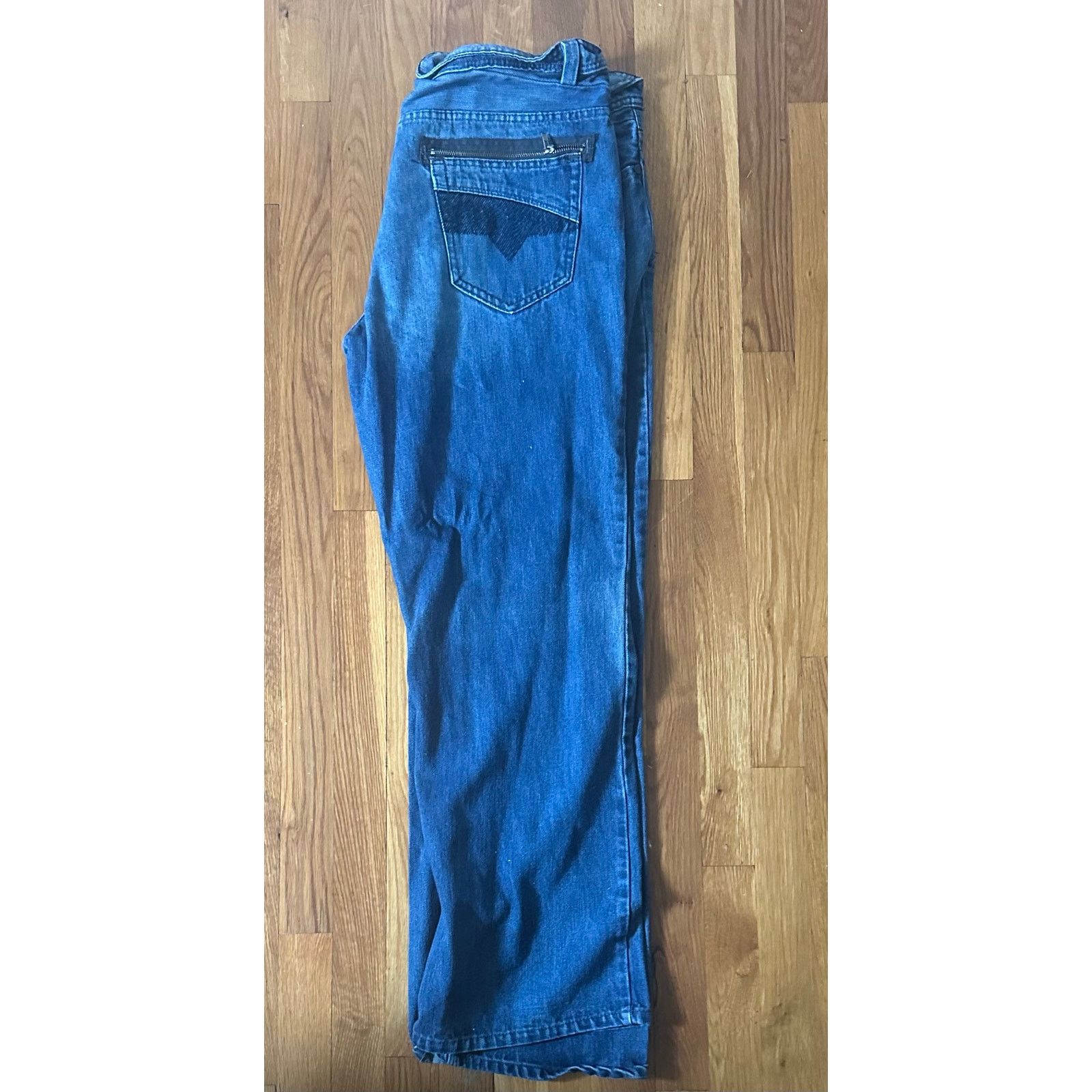 Diesel × Vintage Men DIESEL SLAMMER 71 Slim STRAIGHT Zipper Denim Jeans 38x32 Size US 38 / EU 54 - 4 Thumbnail