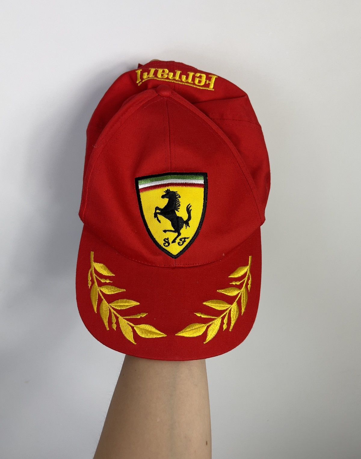 Ferrari Cap Ferrari Racing Nascar Vintage 90’s Rare Size ONE SIZE - 1 Thumbnail
