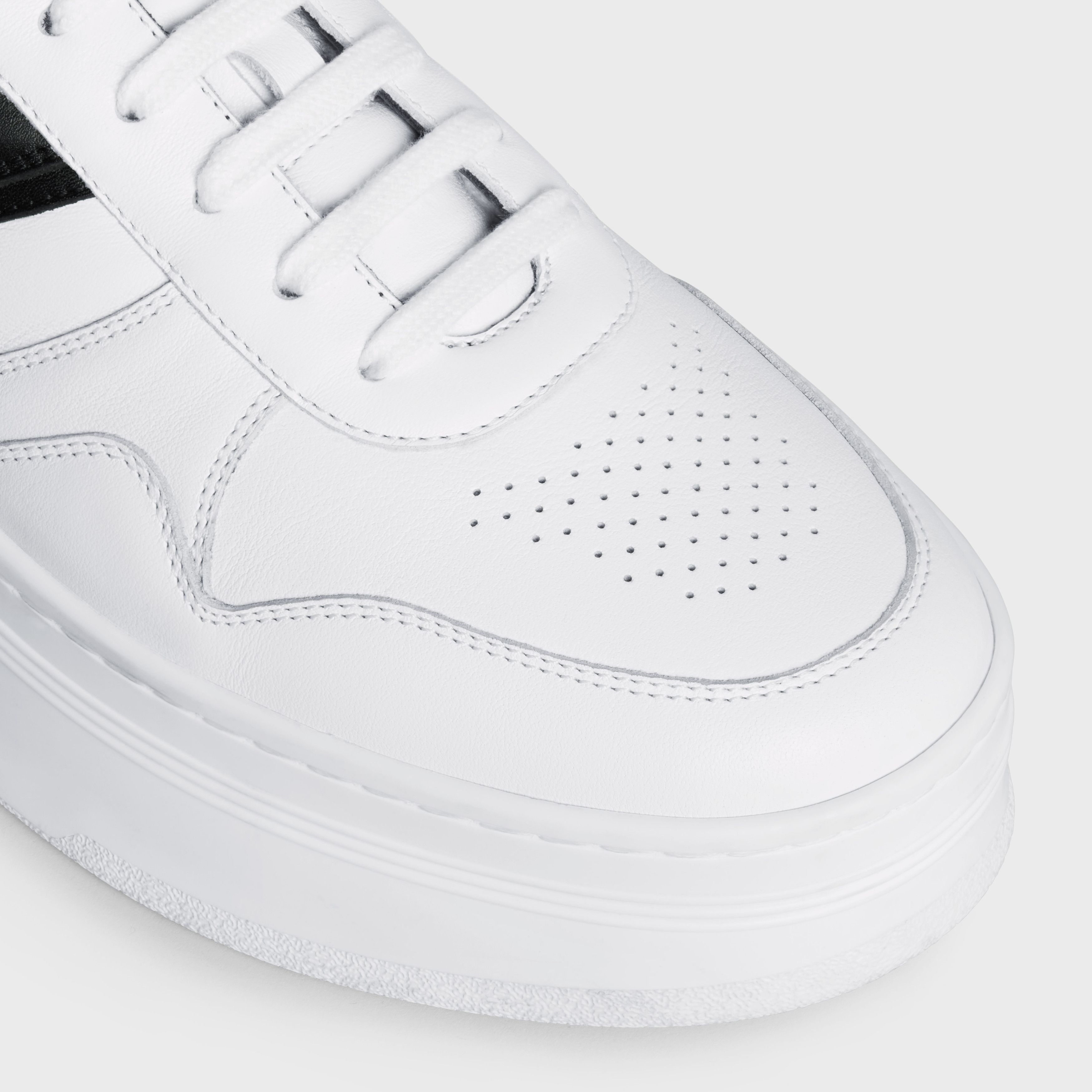Celine o1bcso1str0925 346163544C Low-Top Sneakers Optic White/Black Size US 8 / IT 38 - 4 Thumbnail