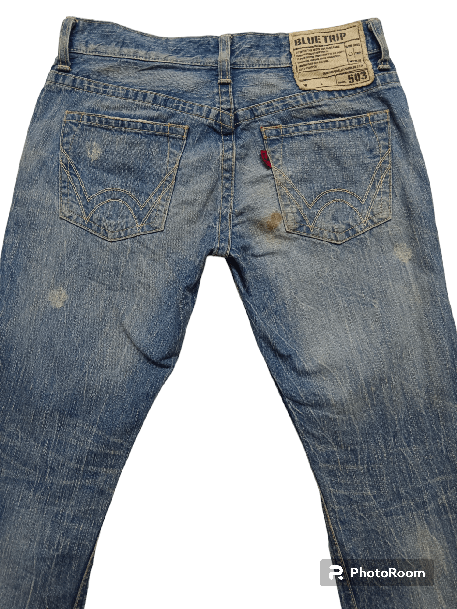 Edwin Hot🔥🔥Edwin 503 Blue Trip Low Rise Flare Jeans Size US 30 / EU 46 - 4 Thumbnail