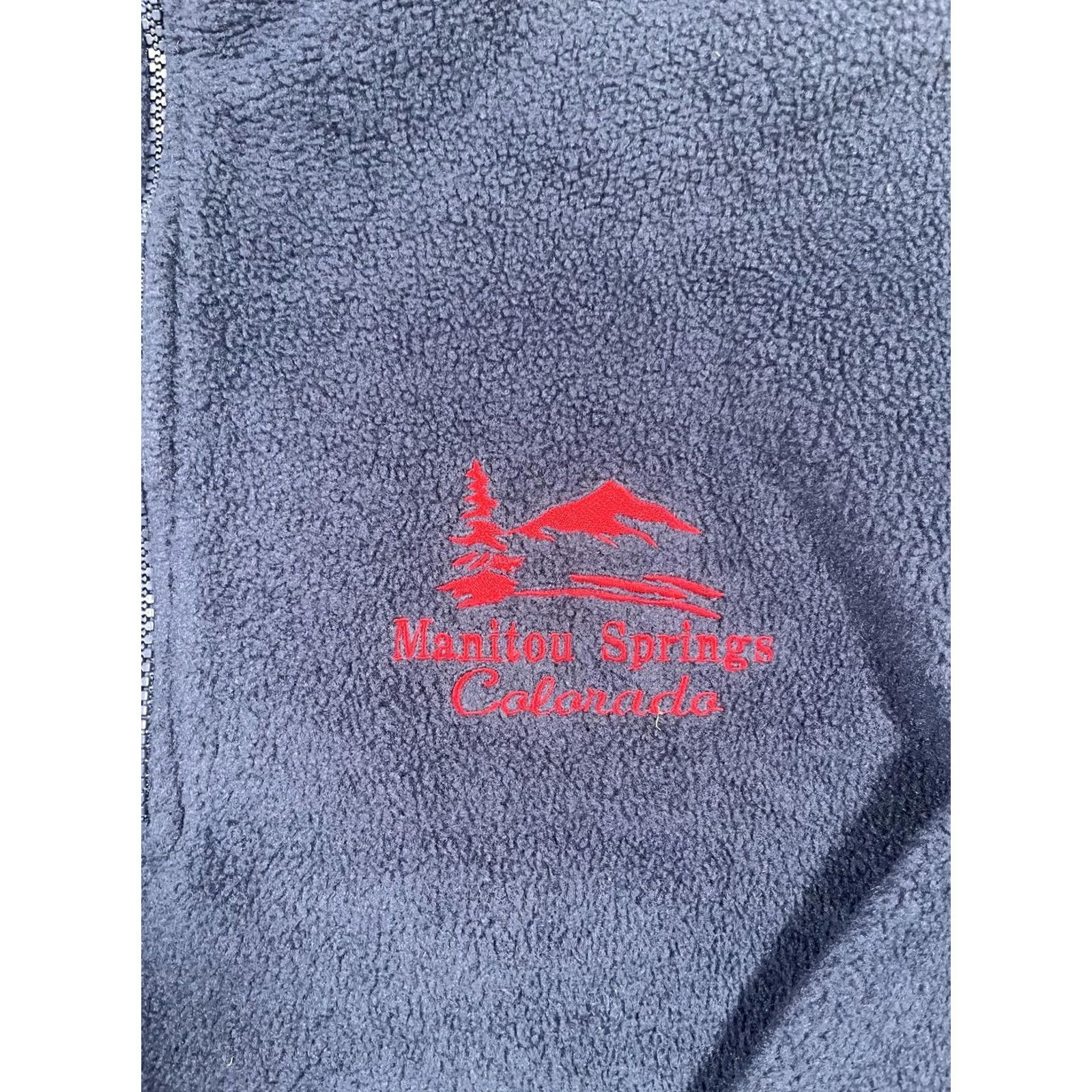 Vintage VINTAGE Tipsy Fleece Pullover L Navy Quarter Zip Manitou Springs Made USA Men's Large Size US L / EU 52-54 / 3 - 4 Thumbnail