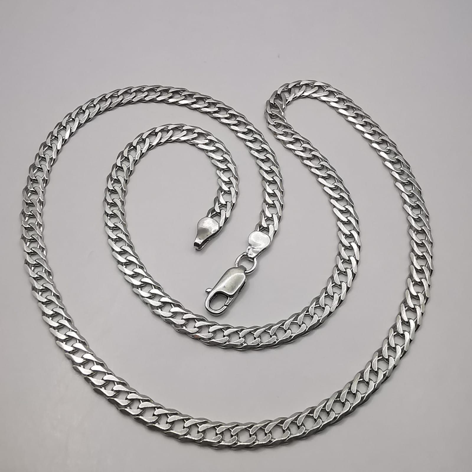 Sterling Silver Vintage Jewelry Chain, 925 Sterling Silver, Signed 15,63g Size ONE SIZE - 2 Thumbnail