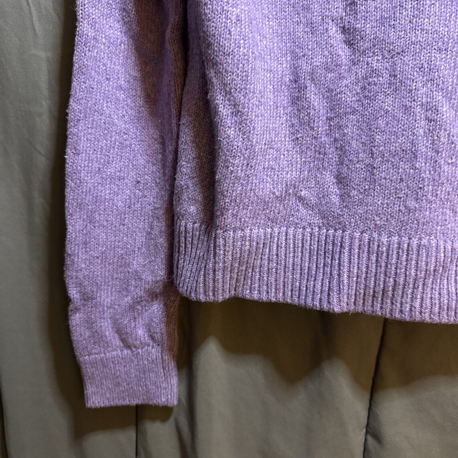 Banana Republic Banana Republic Sweater Womens S Purple SHRUNKEN Cotton Acry Size S / US 4 / IT 40 - 6 Thumbnail