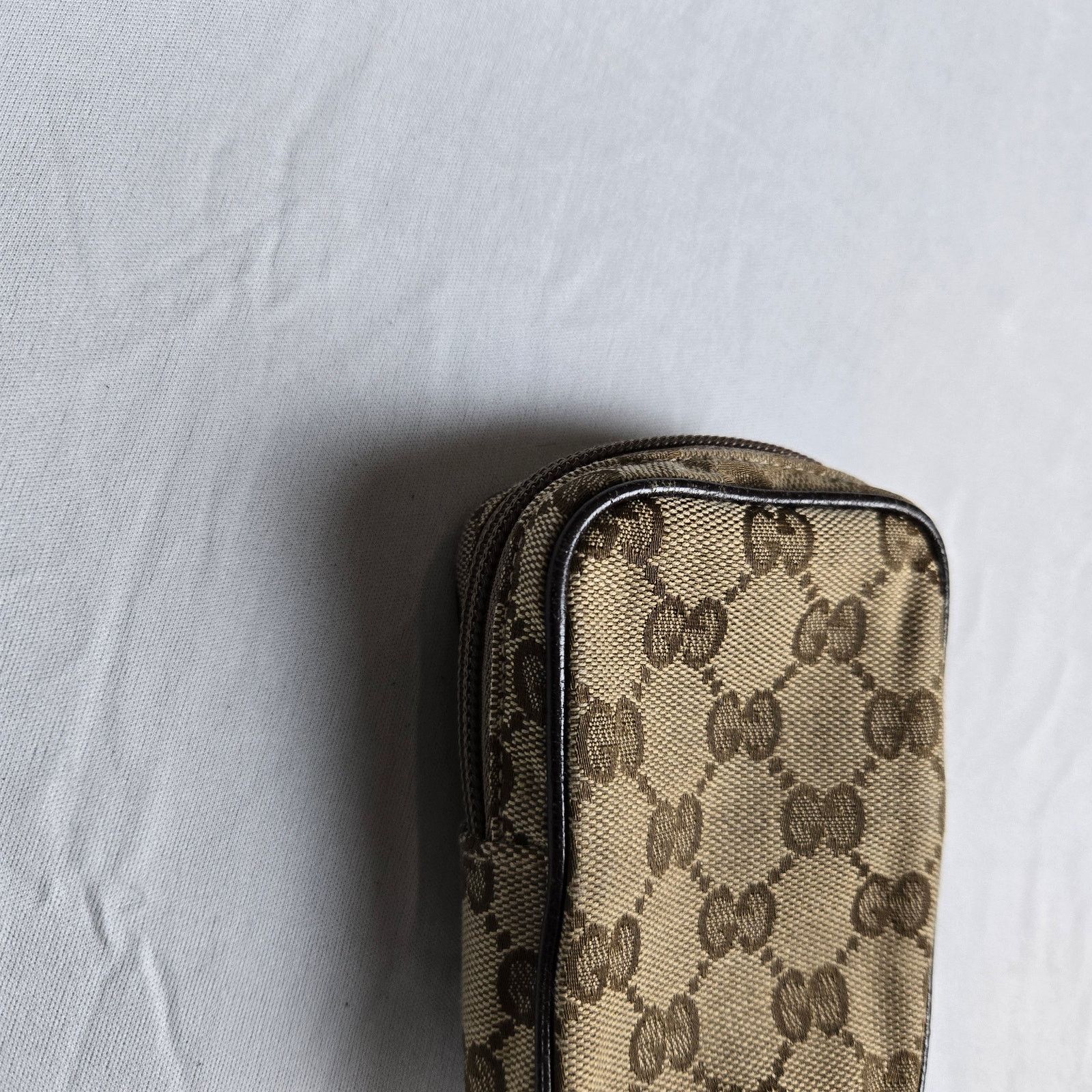 Gucci Gucci Monogram Mini Zip Canvas Pouch Size ONE SIZE - 11 Thumbnail