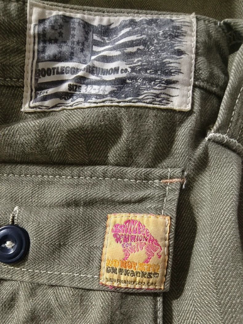 Freewheelers Freewheelers Freewheelers Skeleton horse striped pants Size US 32 / EU 48 - 3 Thumbnail