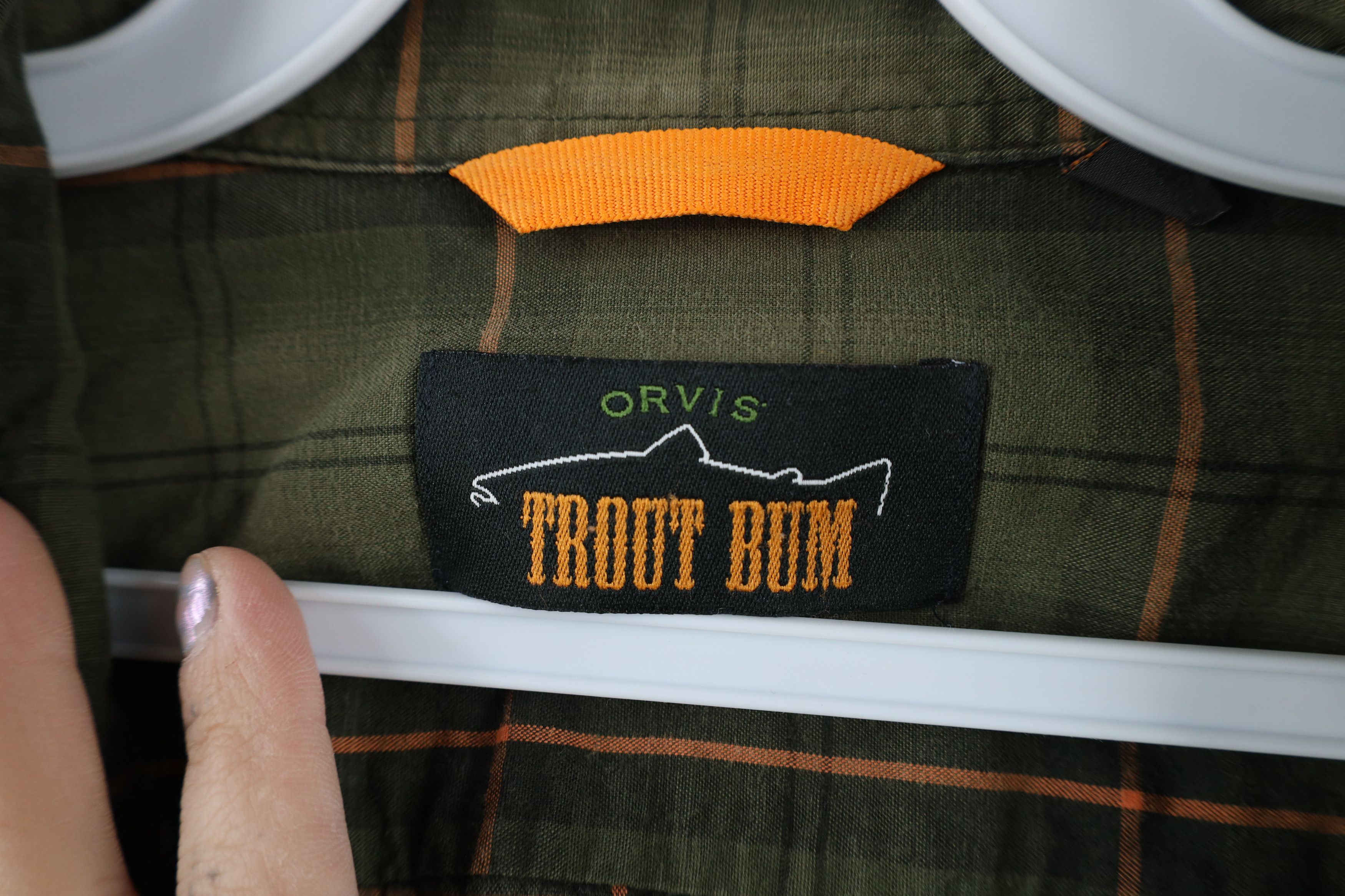 Orvis × Vintage Orvis Trout Bum Double Pocket Collared Button Shirt Plaid Size US XXL / EU 58 / 5 - 7 Thumbnail