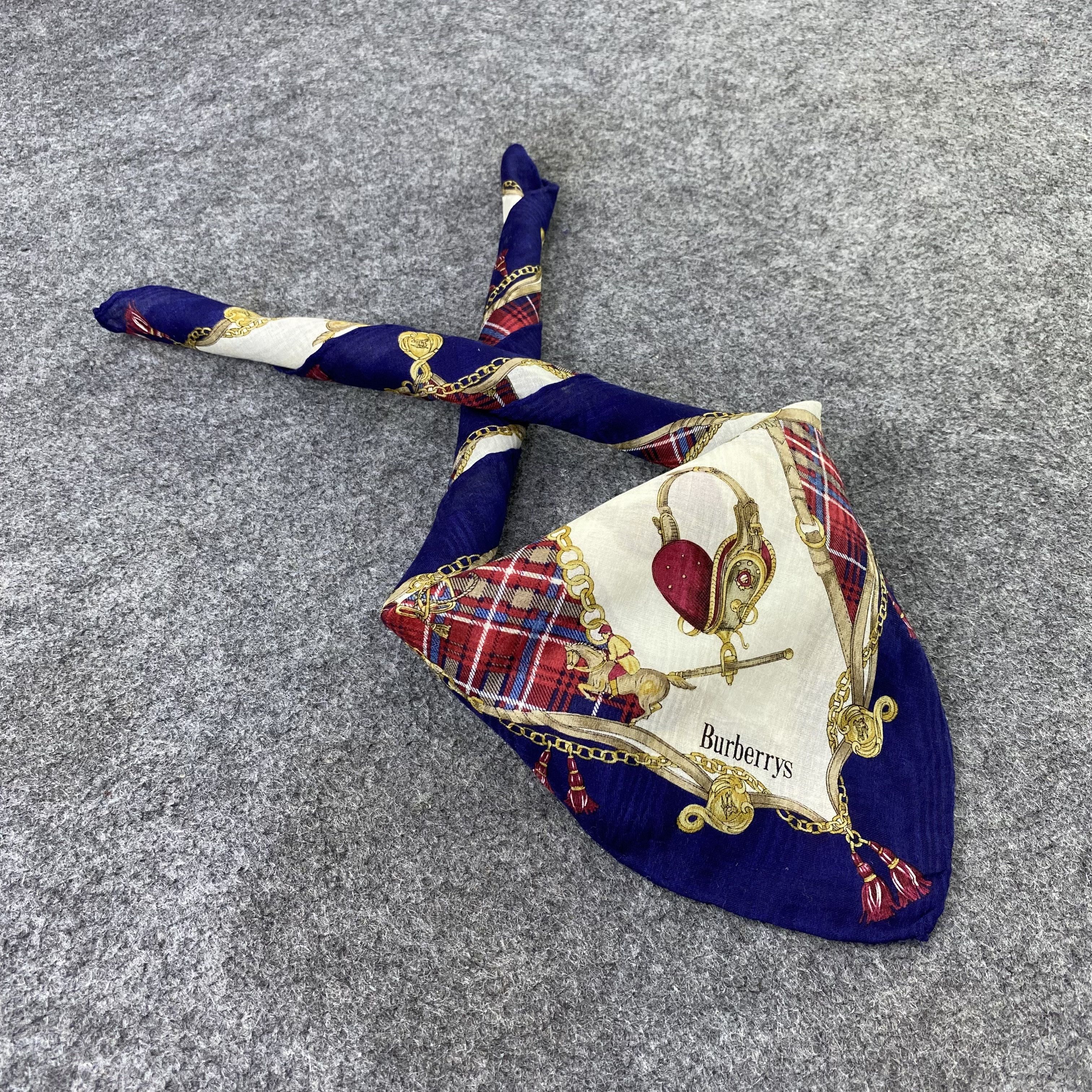 Burberry Burberry Handkerchief / Bandana / Neckerchief-B1196 Size ONE SIZE - 1 Thumbnail