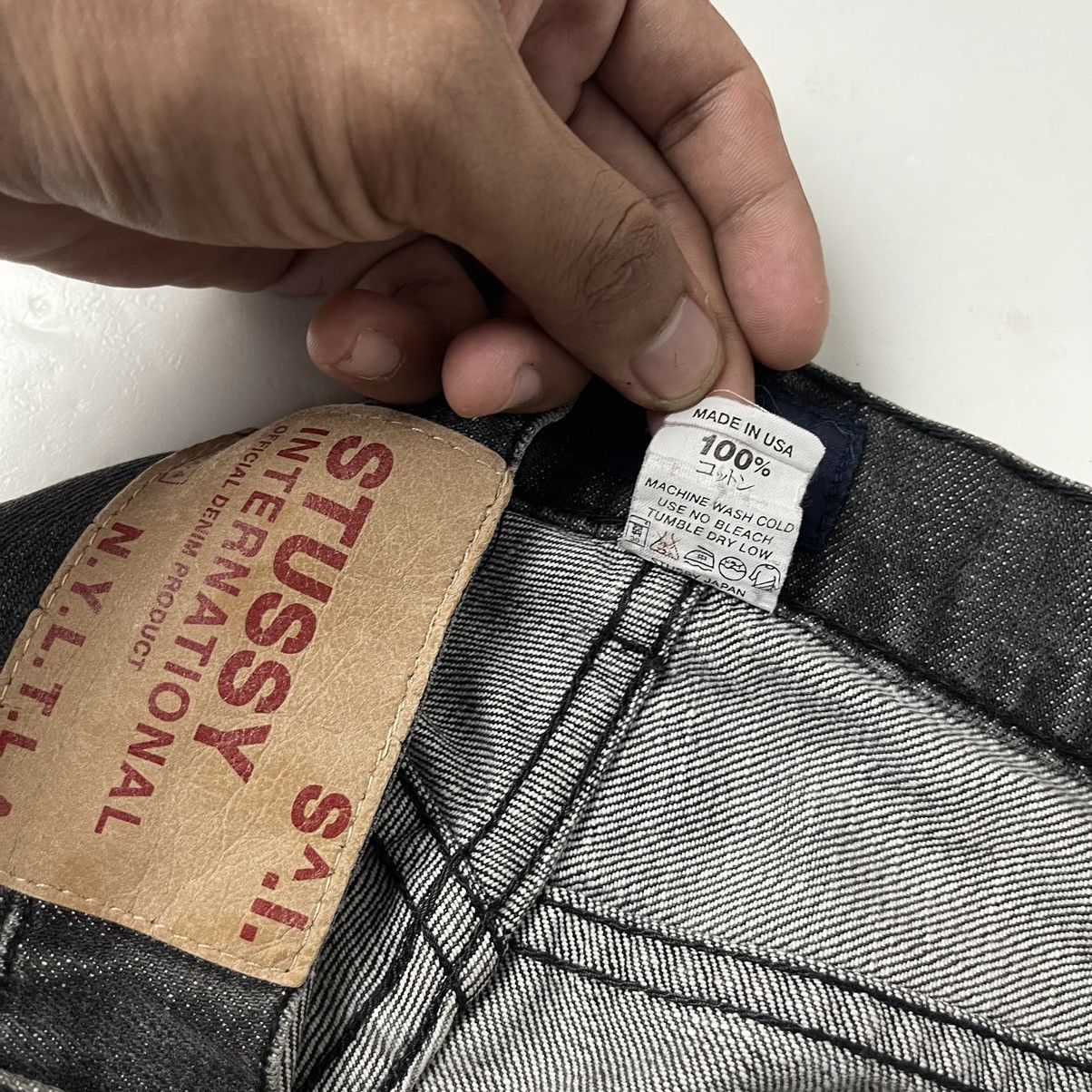 Stussy × Vintage VINTAGE 00's BLACK JEANS STUSSY Size US 32 / EU 48 - 11 Thumbnail