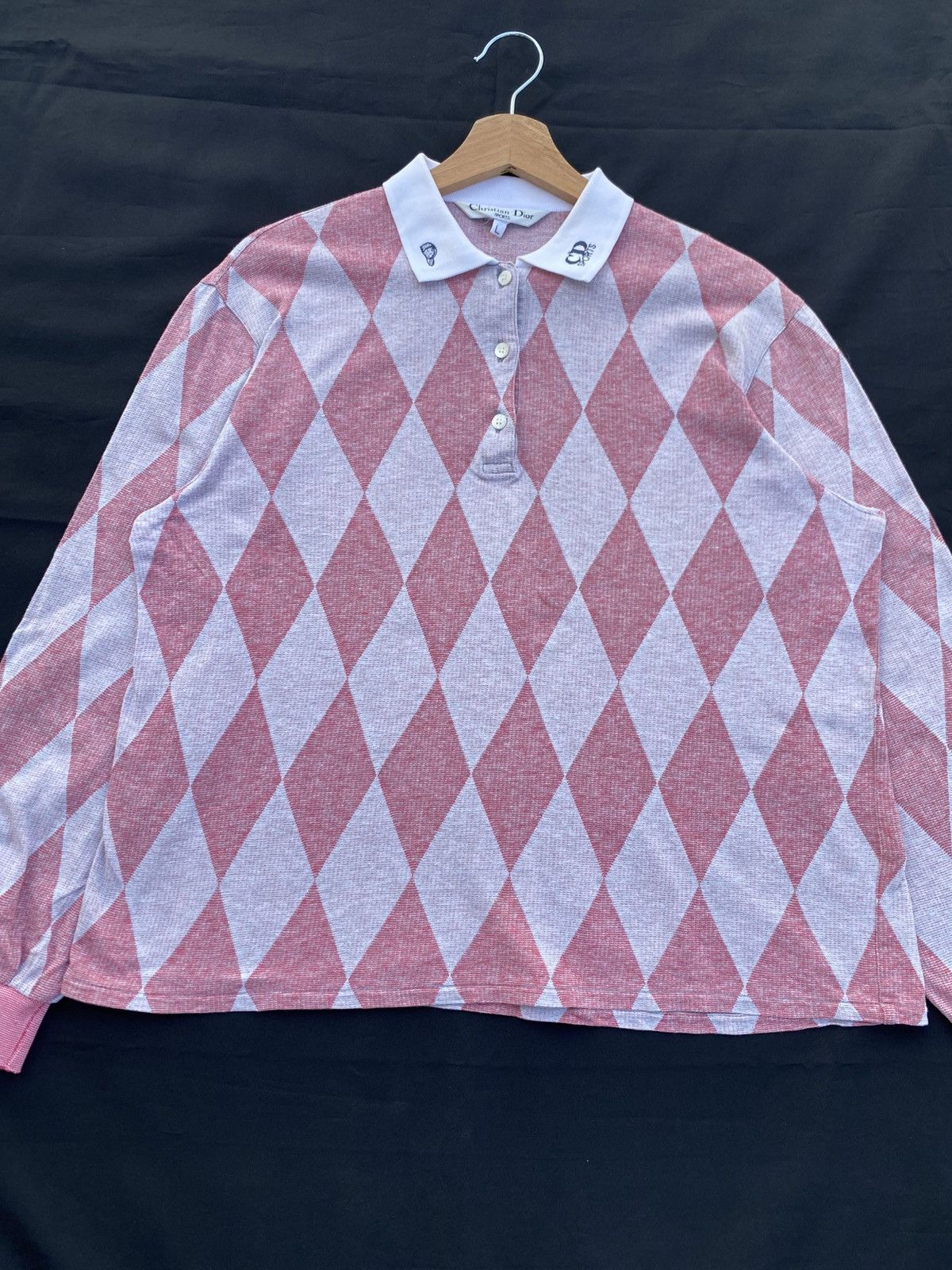 Christian Dior Monsieur Vintage Christian Dior Polo Sports Checked Longsleeve Shirt Size US M / EU 48-50 / 2 - 7 Thumbnail