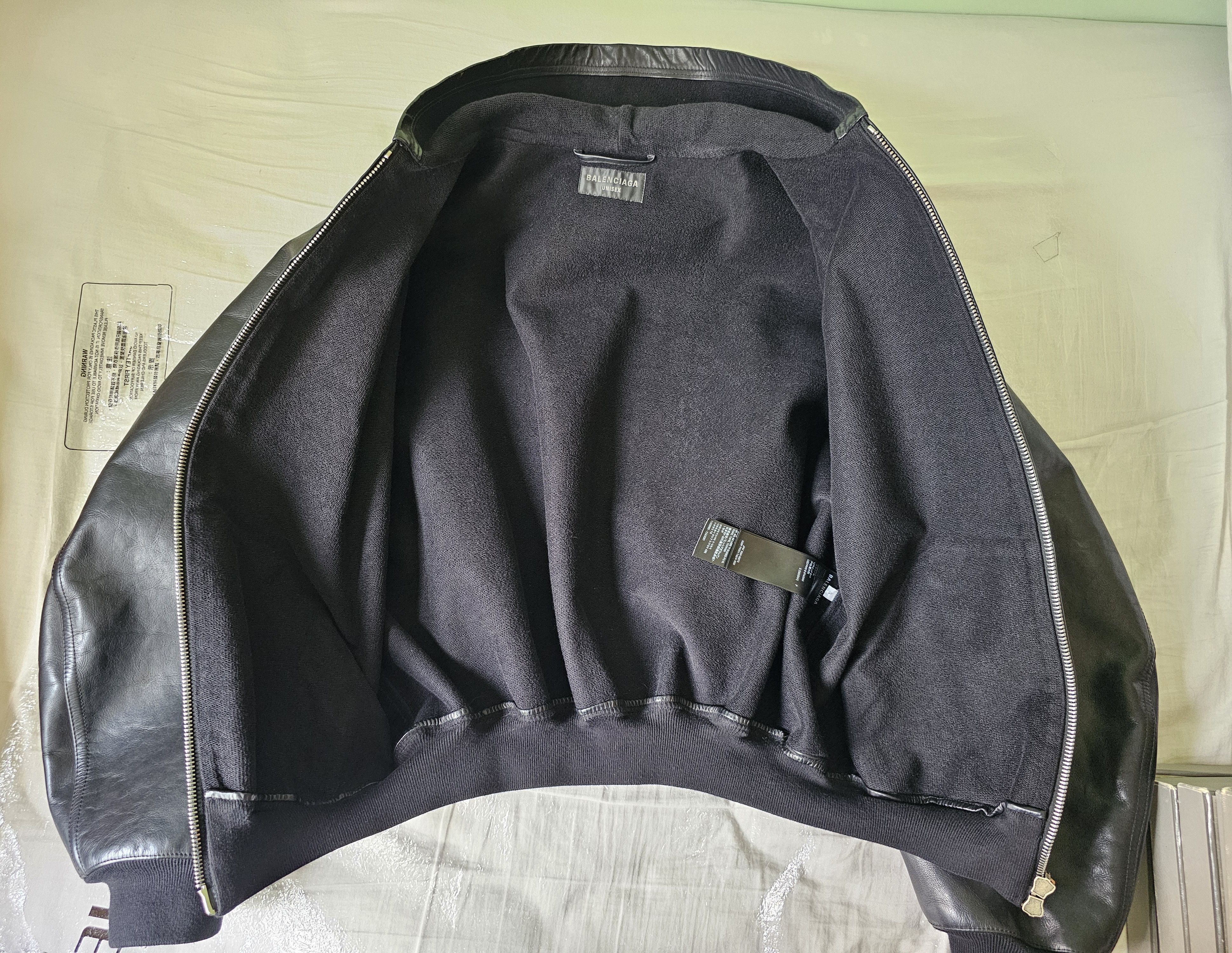 Balenciaga Balenciaga Leather Hoodie Jacket Lined with Cotton Size S / US 4 / IT 40 - 8 Thumbnail