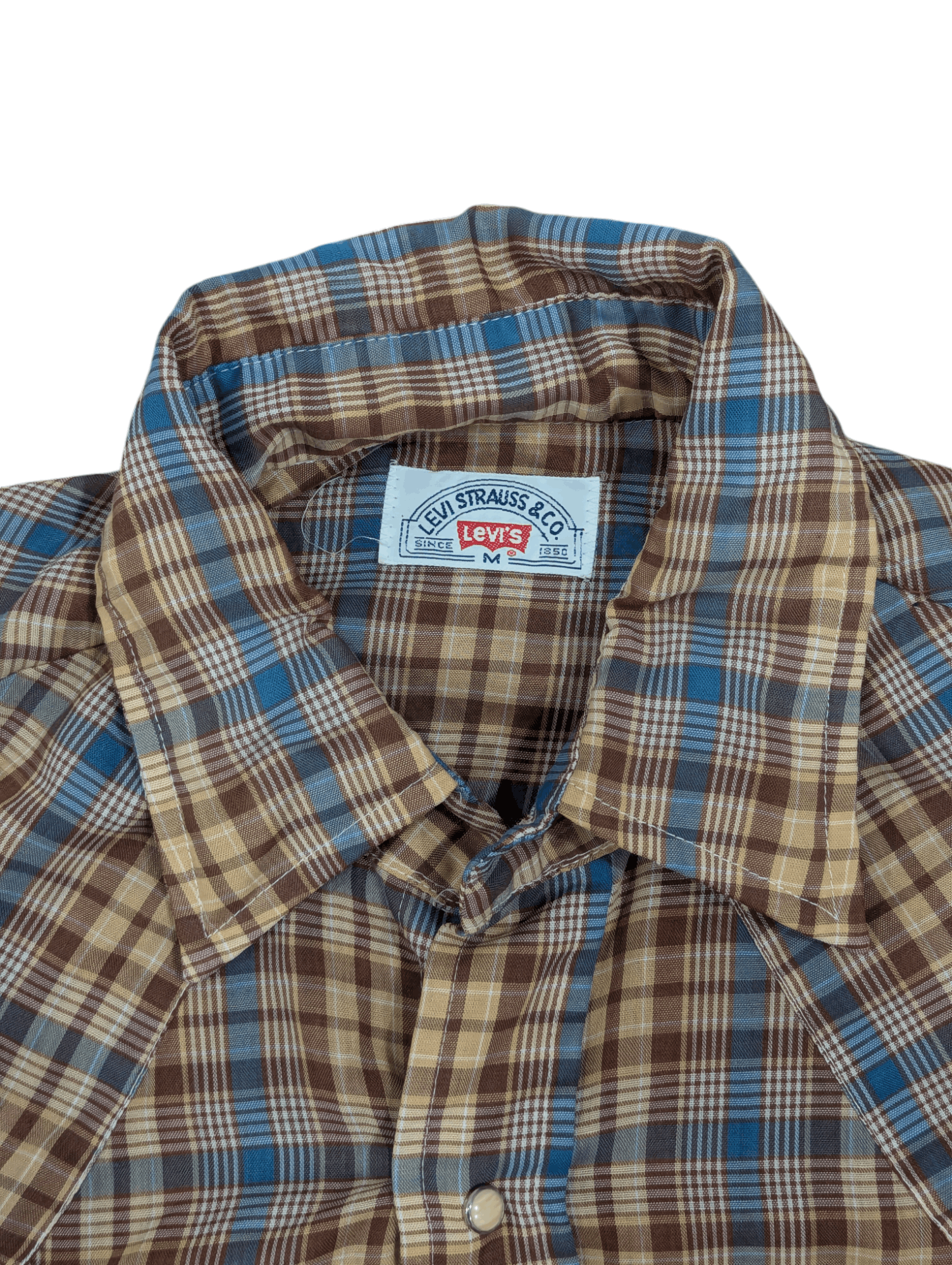 Levi's × Levi's Vintage Clothing Vintage LEVIS Double Pocket Pearl Snap Button Shirt SIZE M Size US M / EU 48-50 / 2 - 3 Thumbnail