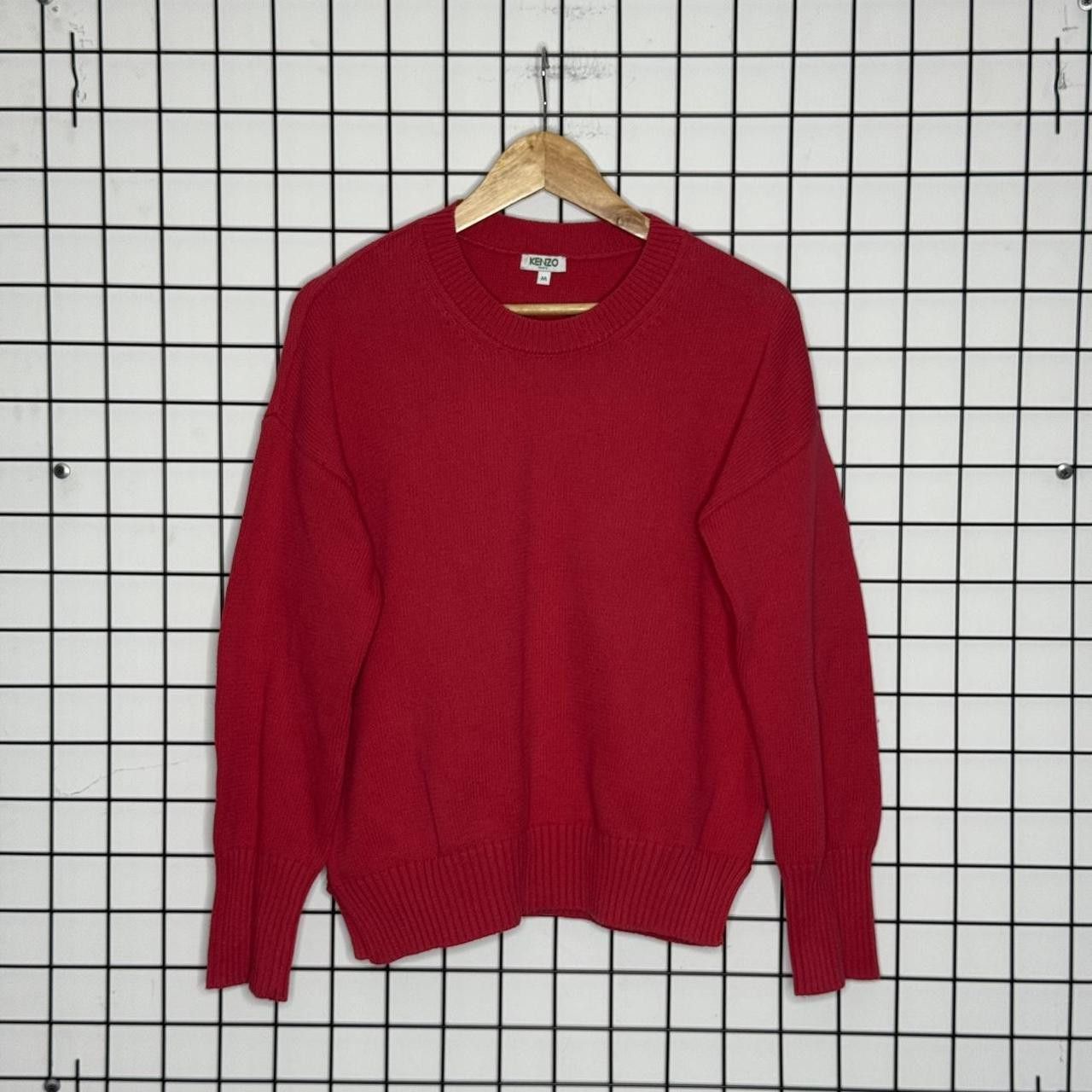 Kenzo Kenzo Sweater Jumper Red Printed Back Size US M / EU 48-50 / 2 - 1 Thumbnail