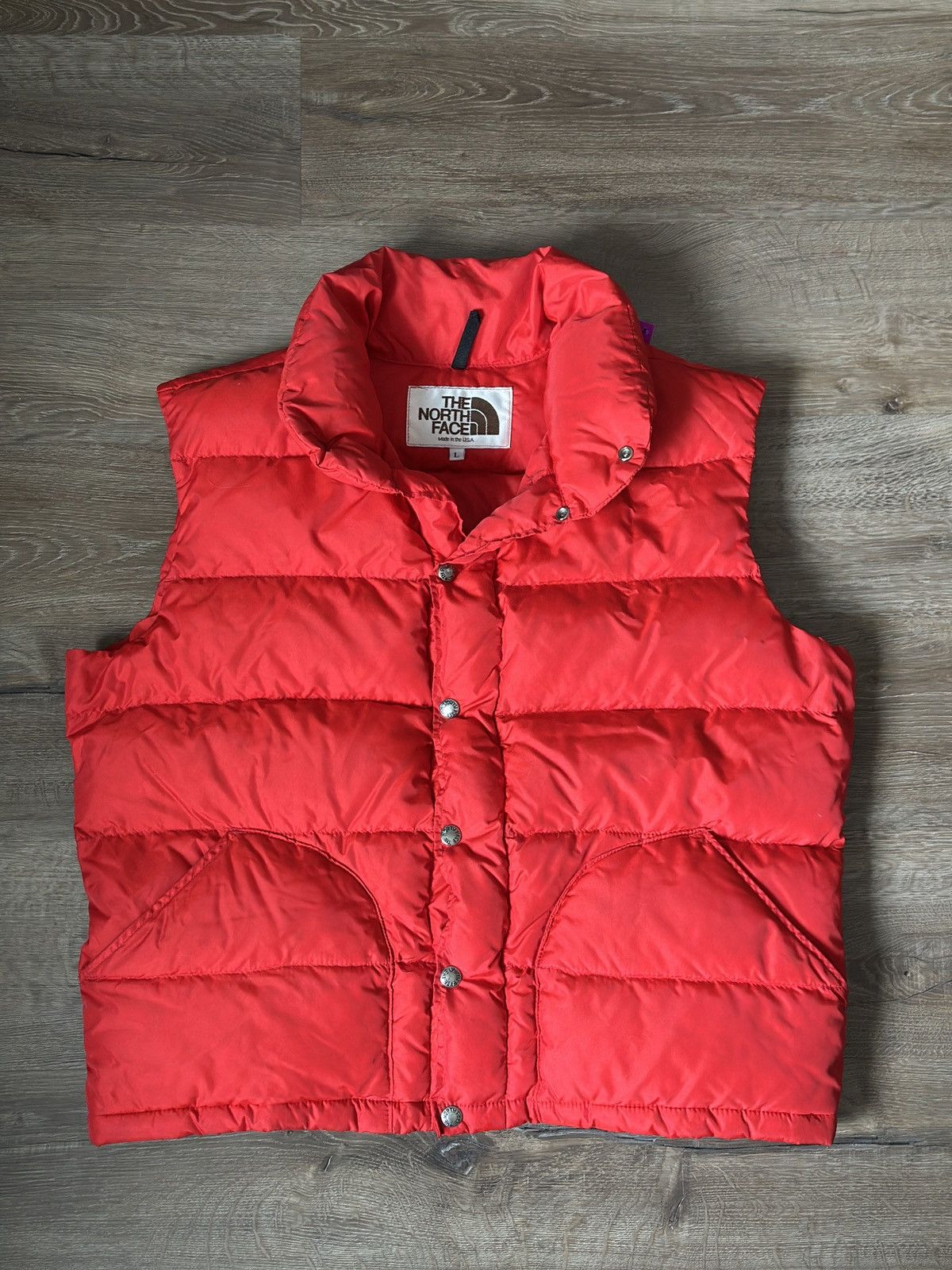 The North Face True VTG 1980s The North Face Red Puffer Vest – Made in USA Size US L / EU 52-54 / 3 - 1 Thumbnail